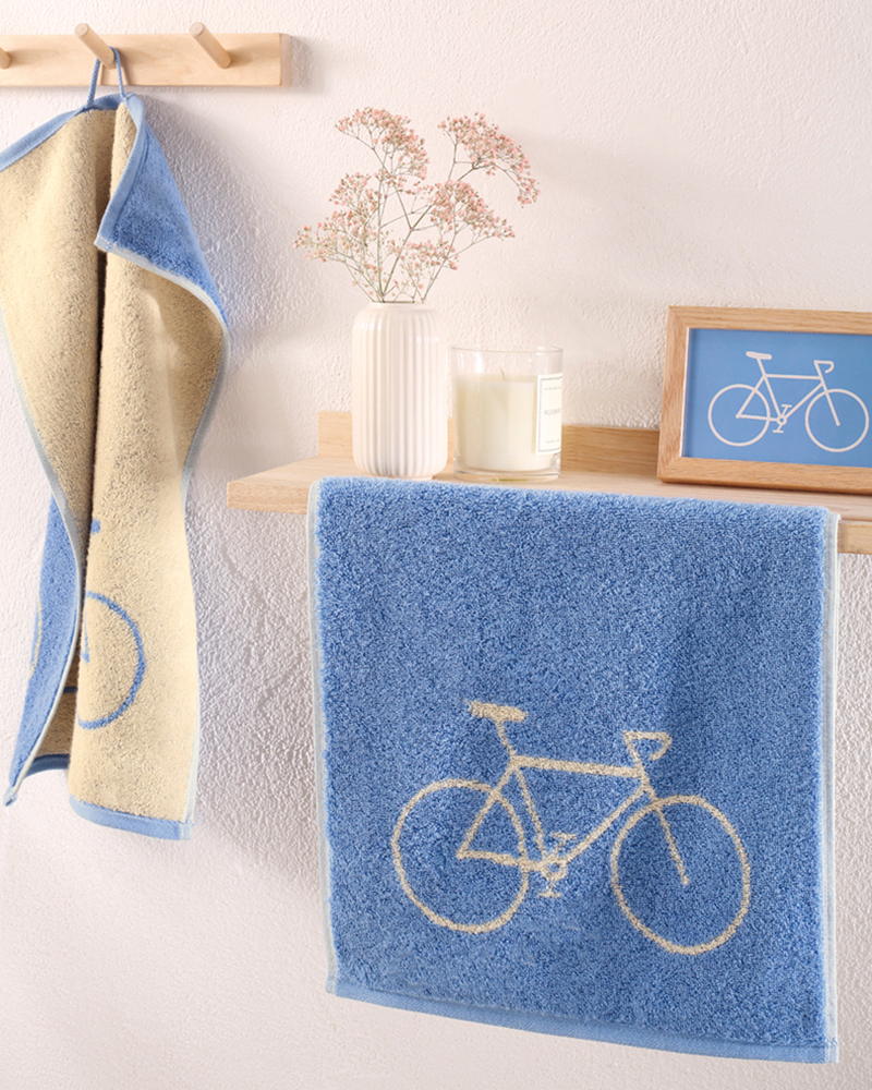 Cawö Gästetücher Postcard Towels Edition 100 Fahrrad capri - 21 - Gästetuch 30x50 cm