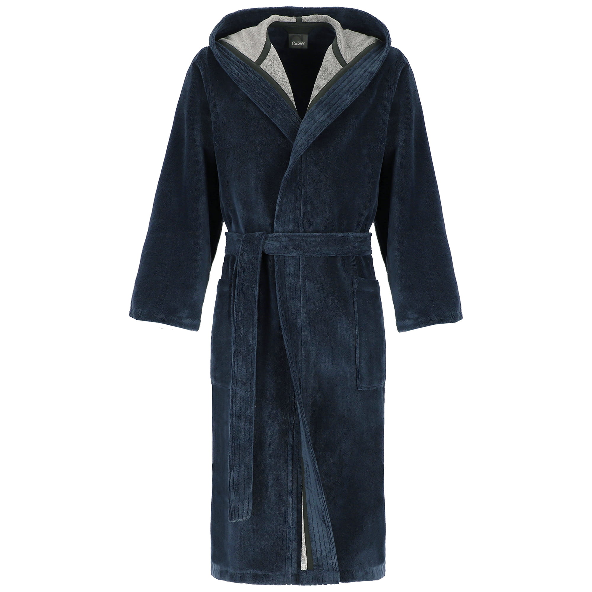 Cawö Home Bademäntel Herren Kapuze Doubleface 831 ocean - 19