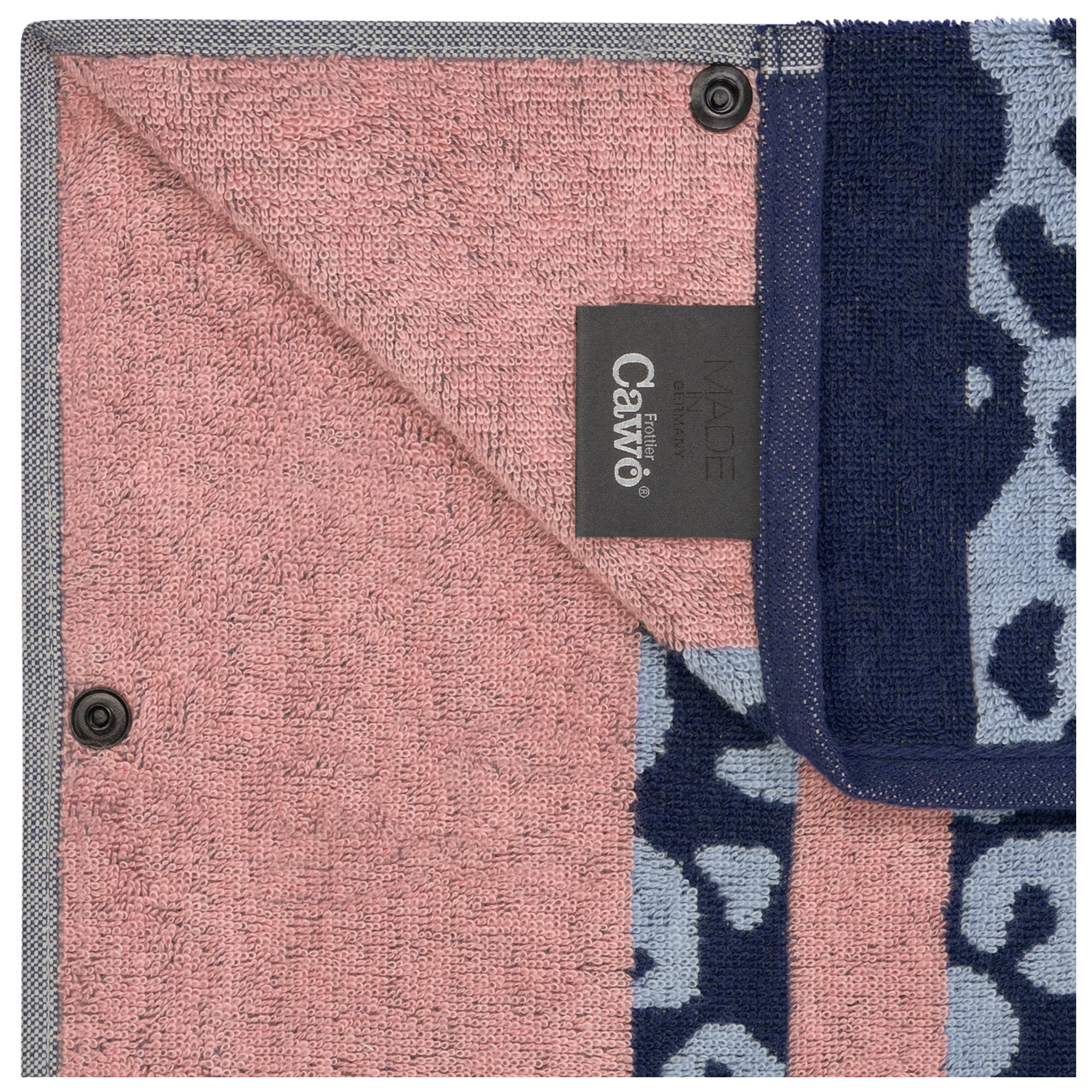 Cawö Fitness-Handtücher LEO STRIPE 6291 powder blue - 12 - 50x130 cm