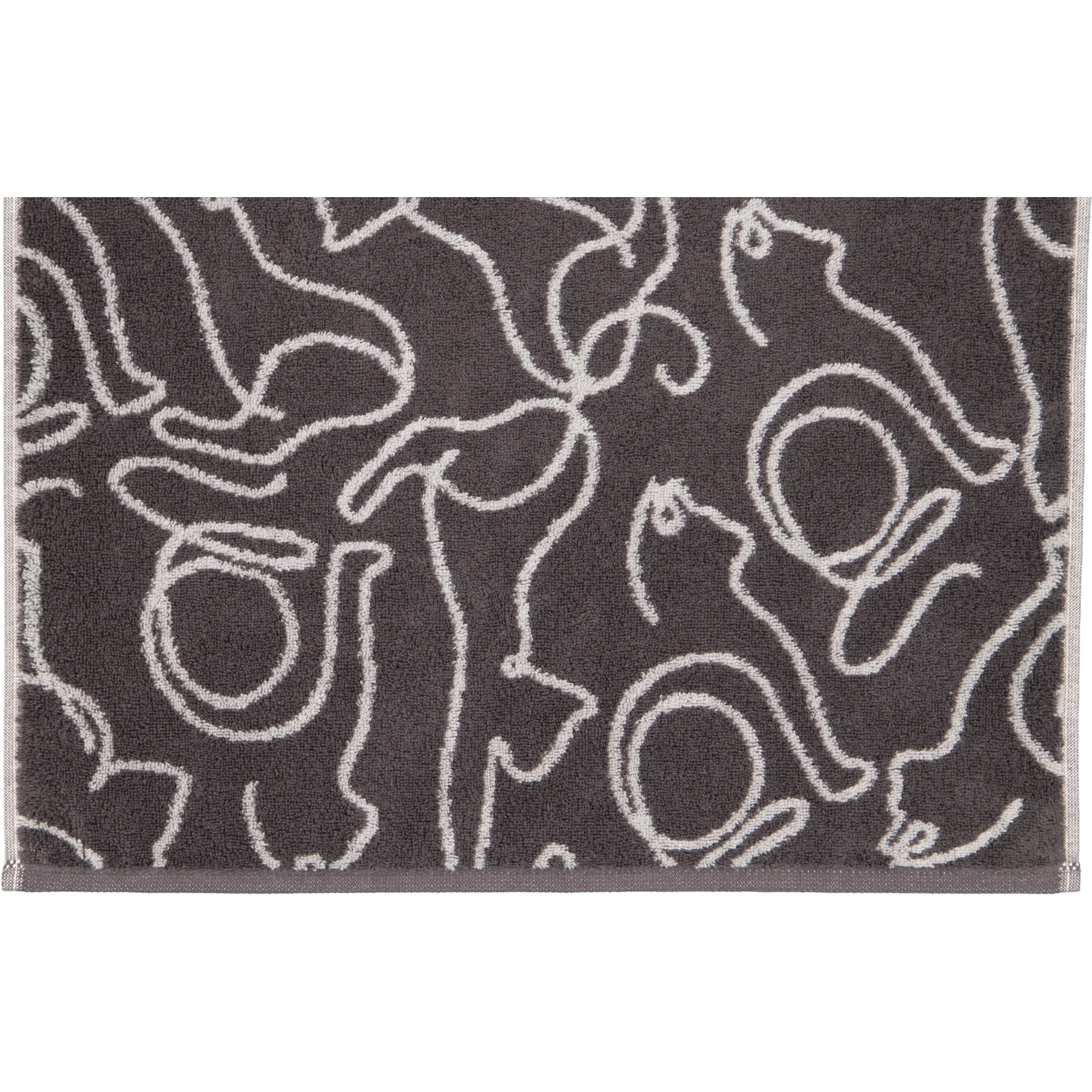 Cawö Handtücher CUTE CATS EDITION Cats 6264 basalt/platin - 77