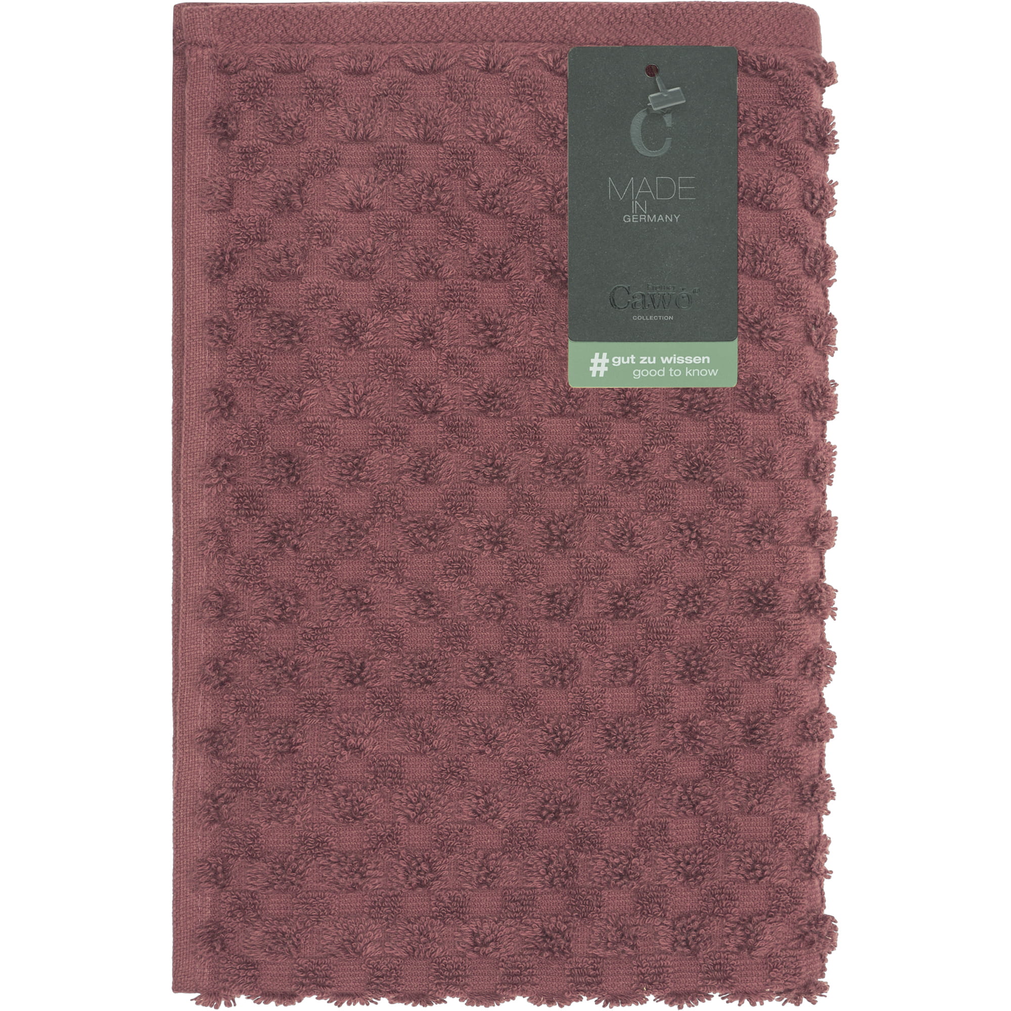 Cawö Küchenhandtücher Cuisine Pro Uni 520 burgund - 277 - 50x50 cm