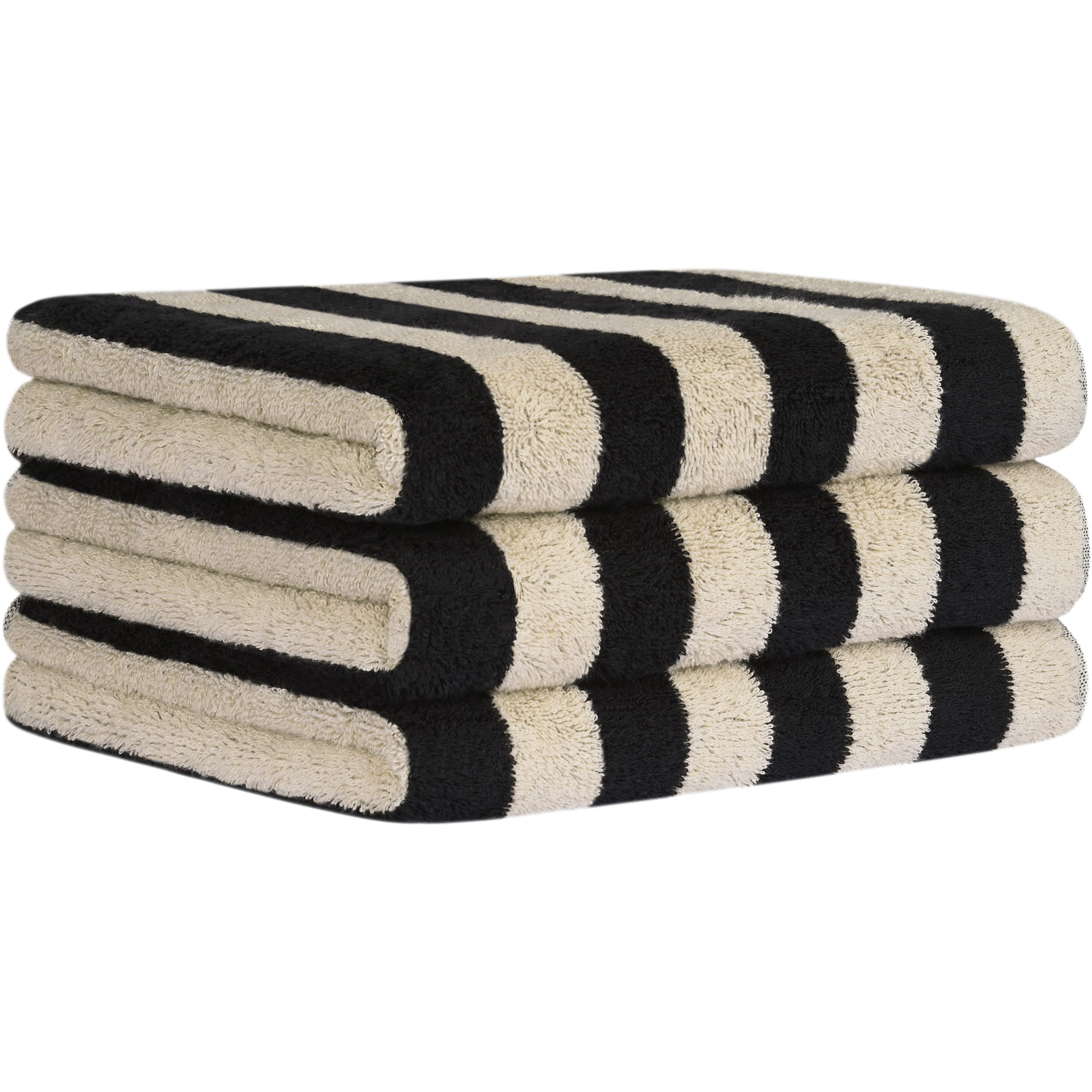 Cawö Handtücher Bold Streifen 6277 schwarz/beige - 93