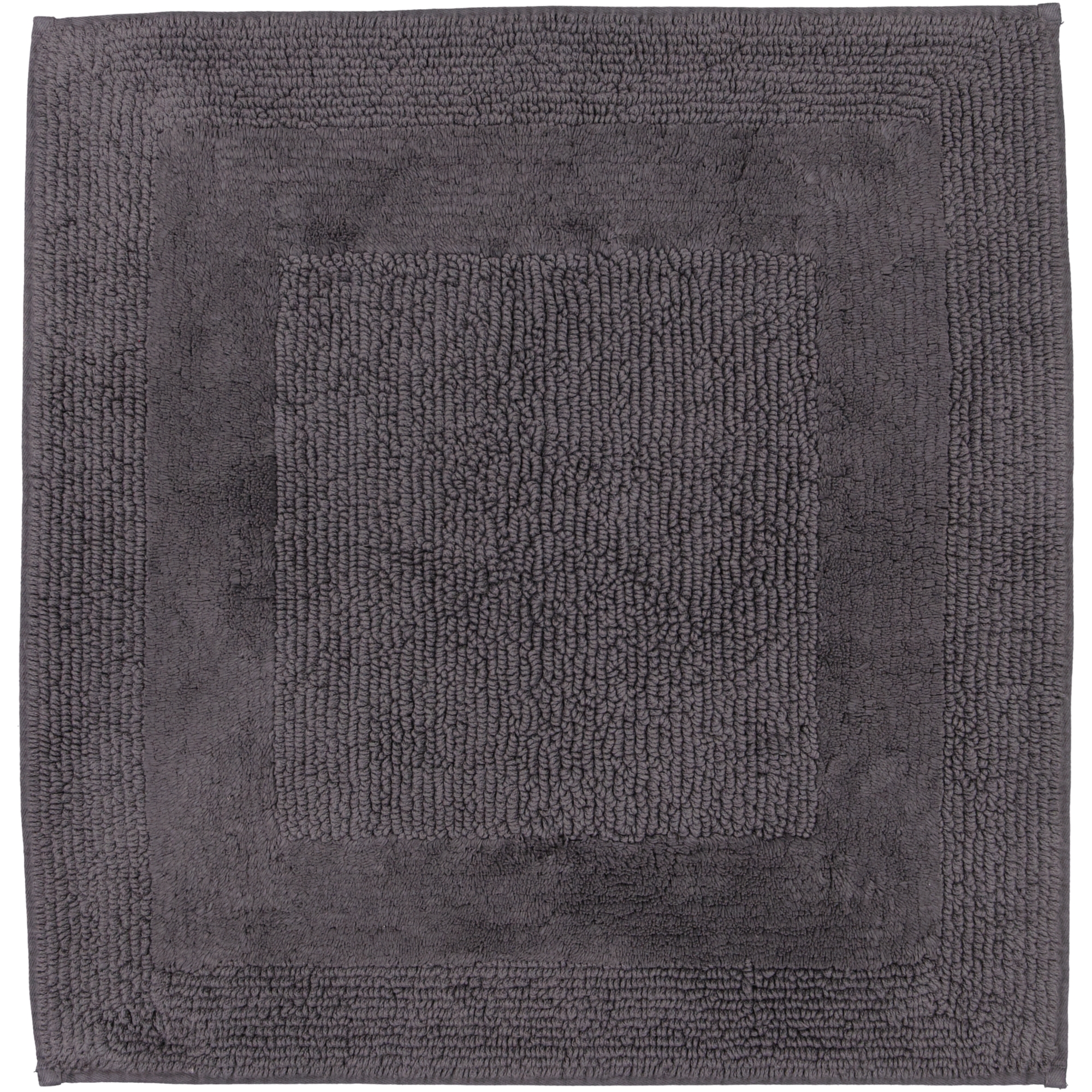 Cawö Home Badteppiche Luxus Badteppich 1000 basalt - 740 - 60x60 cm