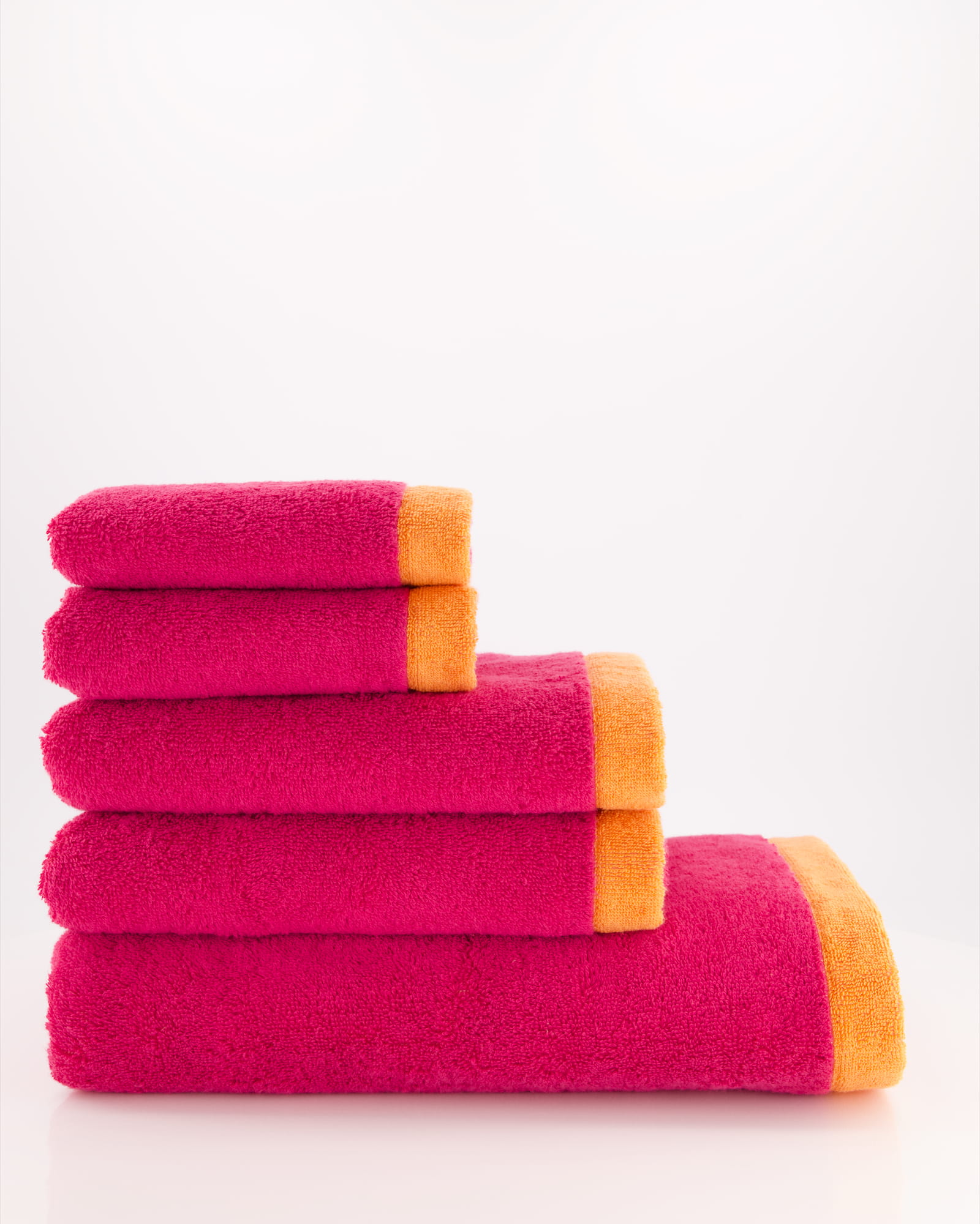 Cawö Handtücher Lifestyle Splash 7071 pink/mandarine - 23