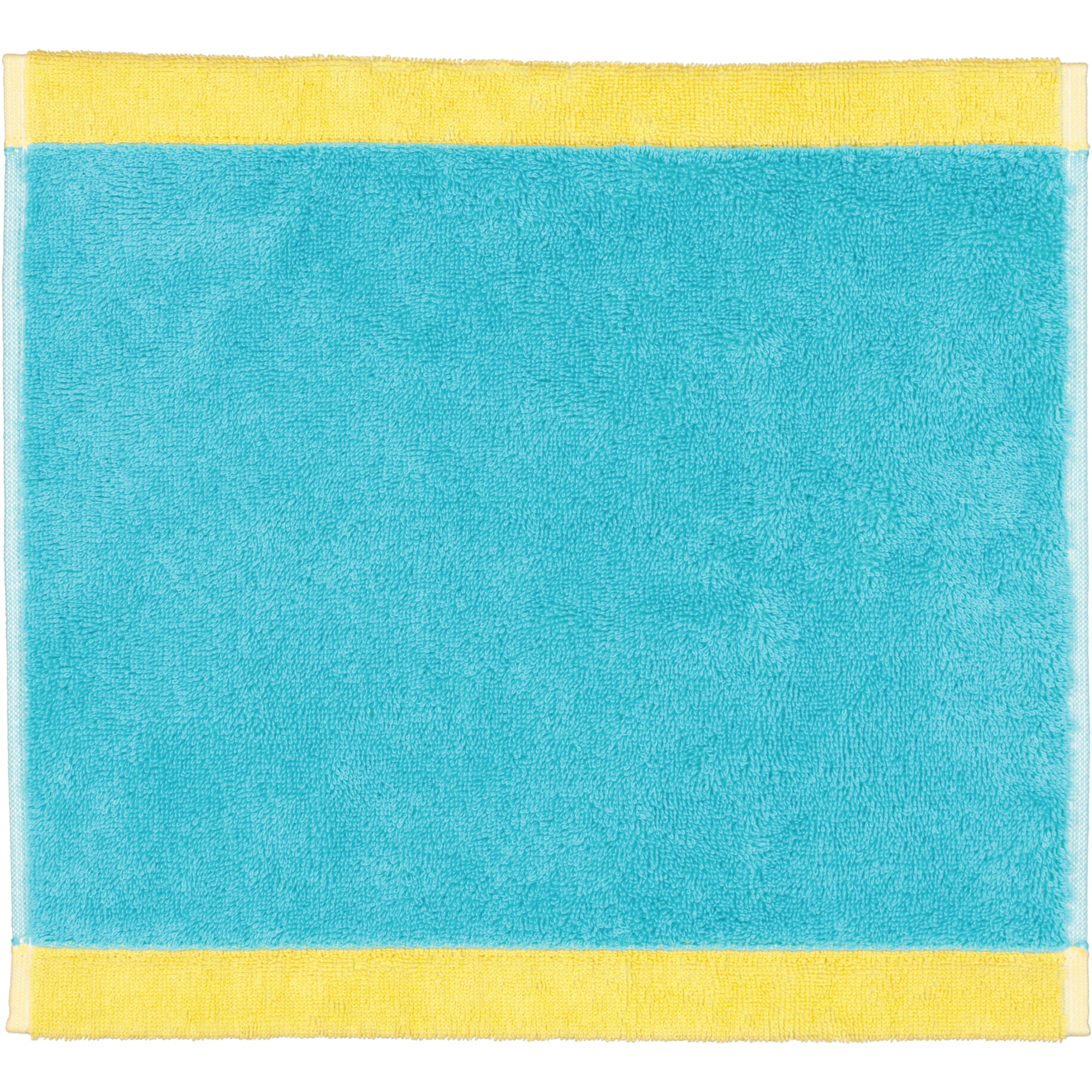 Cawö Handtücher Lifestyle Splash 7071 türkis/apricot - 15 - Seiflappen 30x30 cm