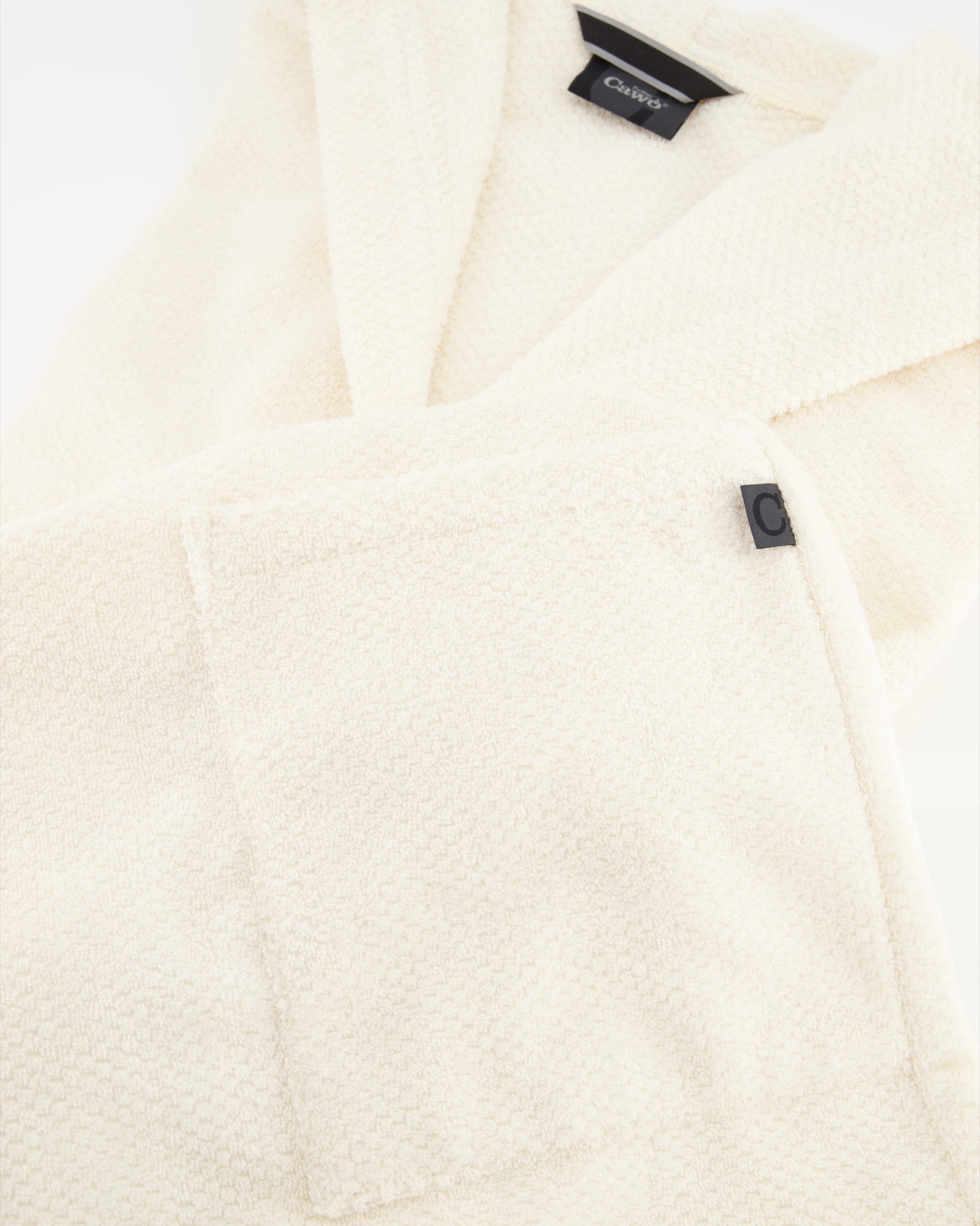 Cawö Damen Bademantel Kapuze Pure 5223 - Farbe: natur - 356