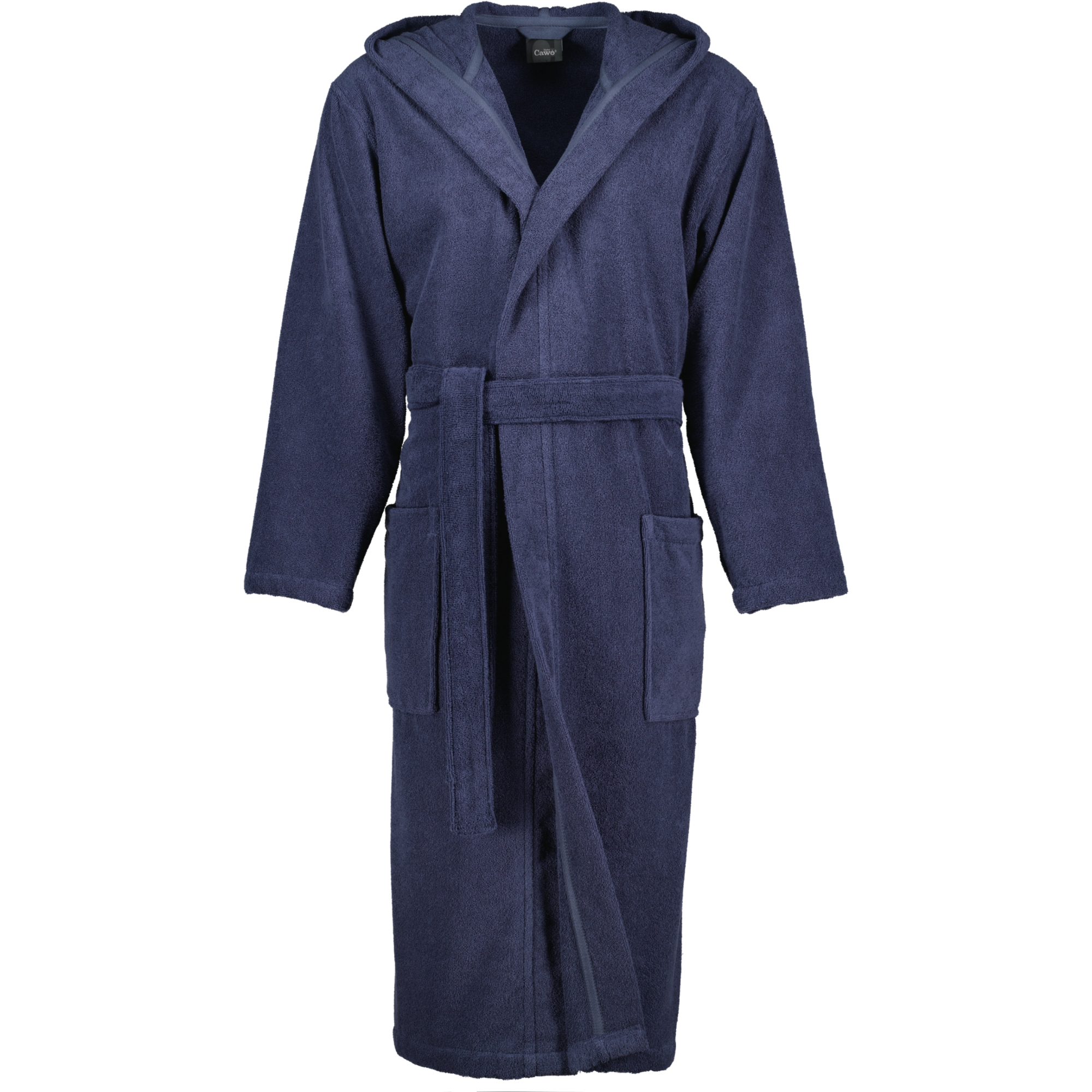 Cawö Home Bademäntel Herren bis 5XL Kapuze Classic 842 - Farbe: blau - 17