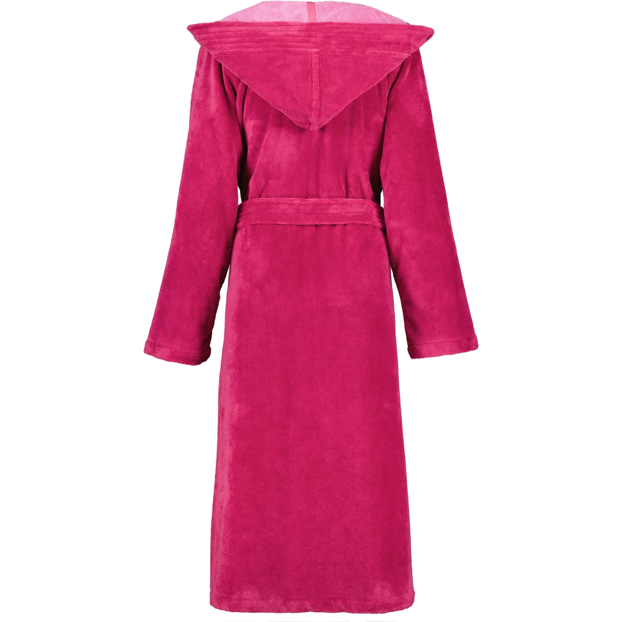 Cawö Home Damen Bademantel Kapuze  802 - Farbe: beere - 22