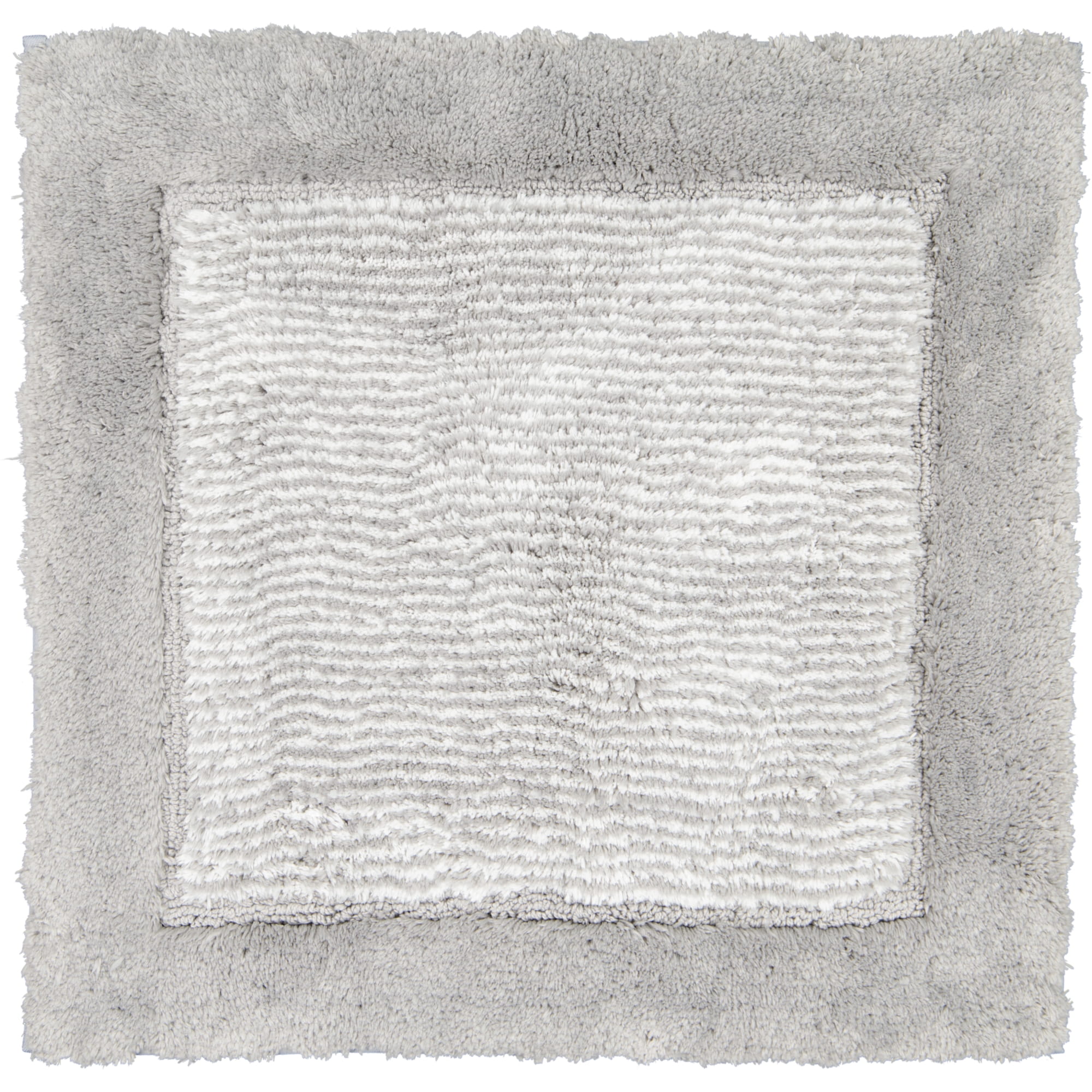 Cawö Home - Badteppich Luxury Home Two-Tone 590 - Farbe: platin - 76 - 60x60 cm