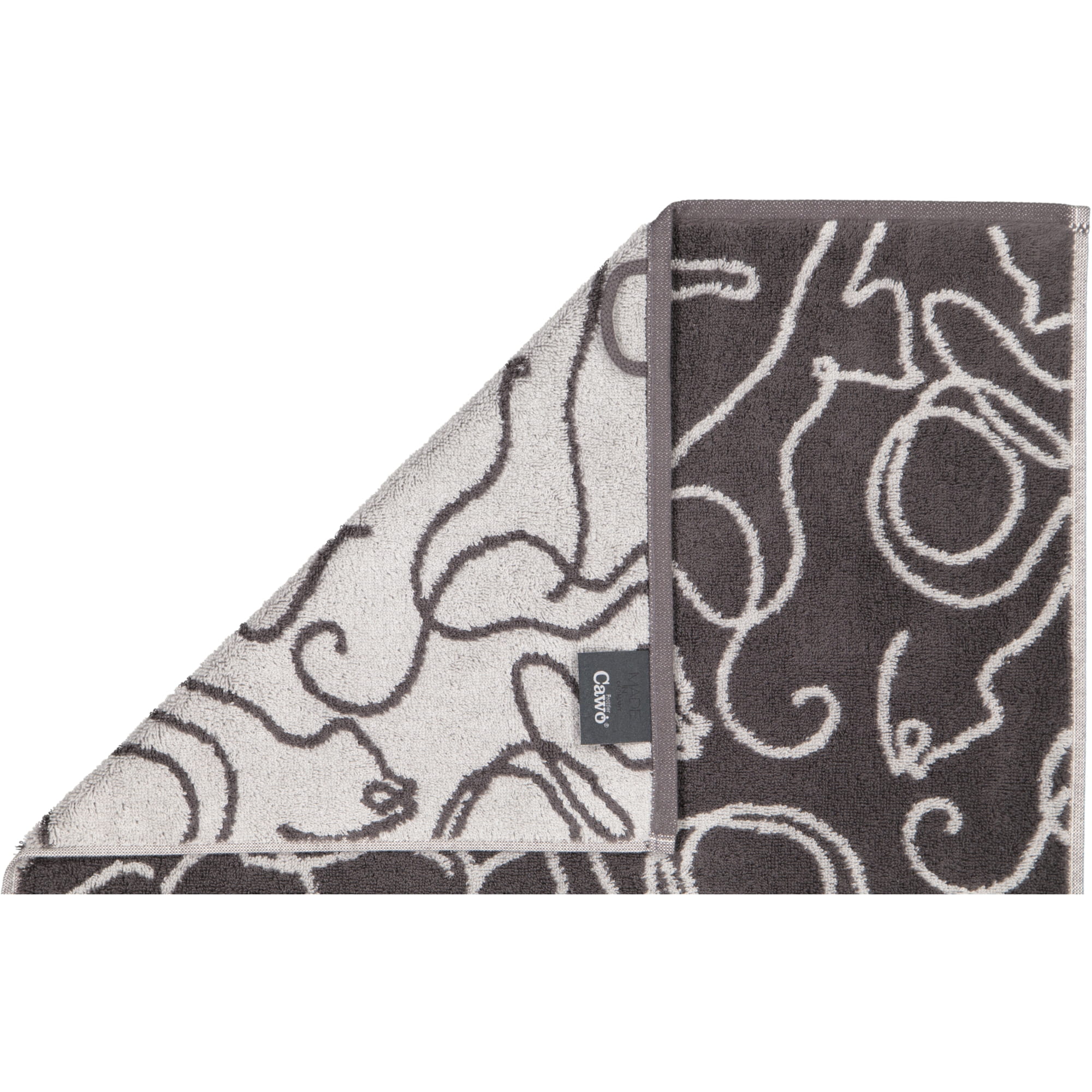 Cawö Handtücher CUTE CATS EDITION Cats 6264 basalt/platin - 77