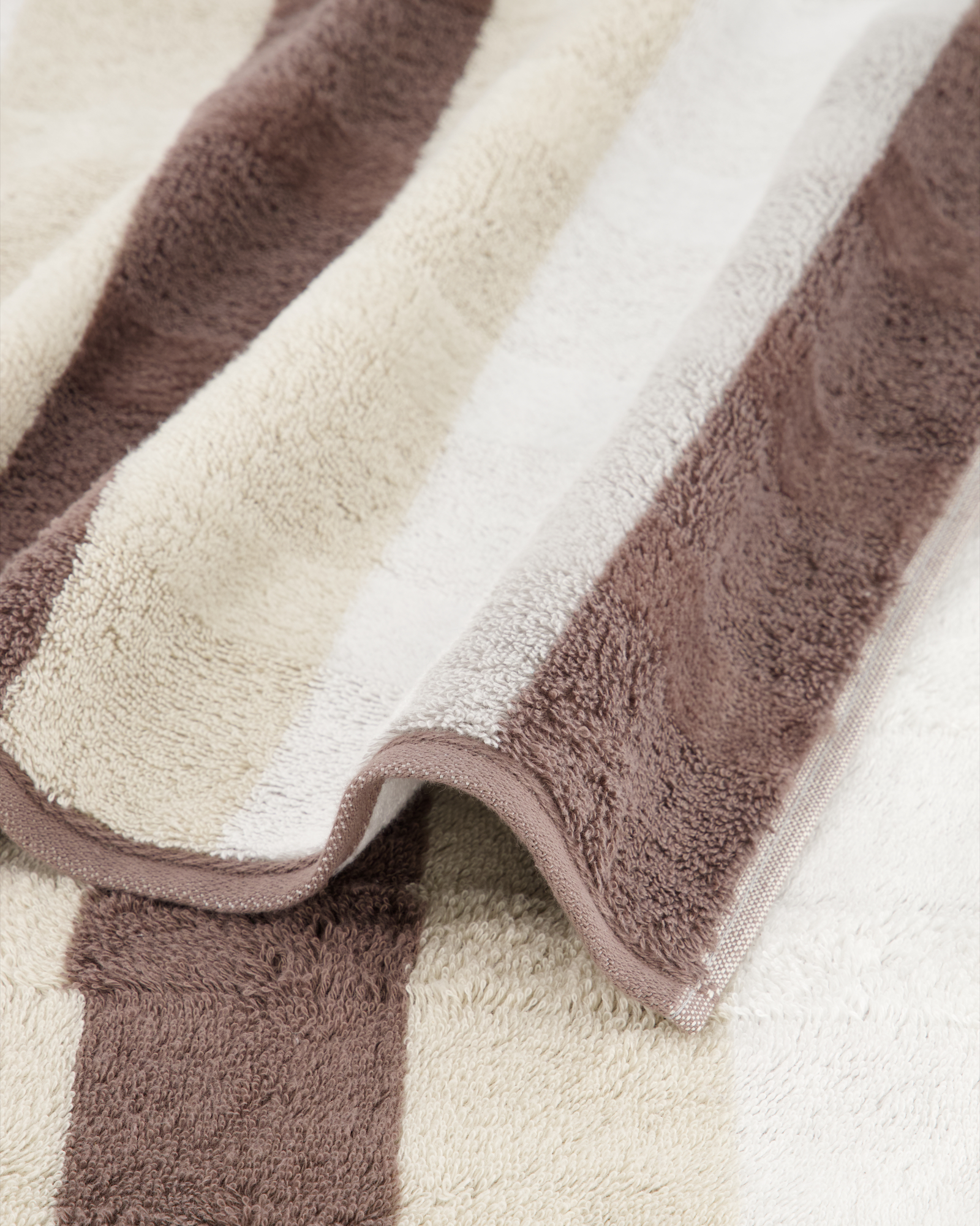 Cawö Handtücher Noblesse Stripe 1087 walnuss - 30 - Handtuch 50x100 cm