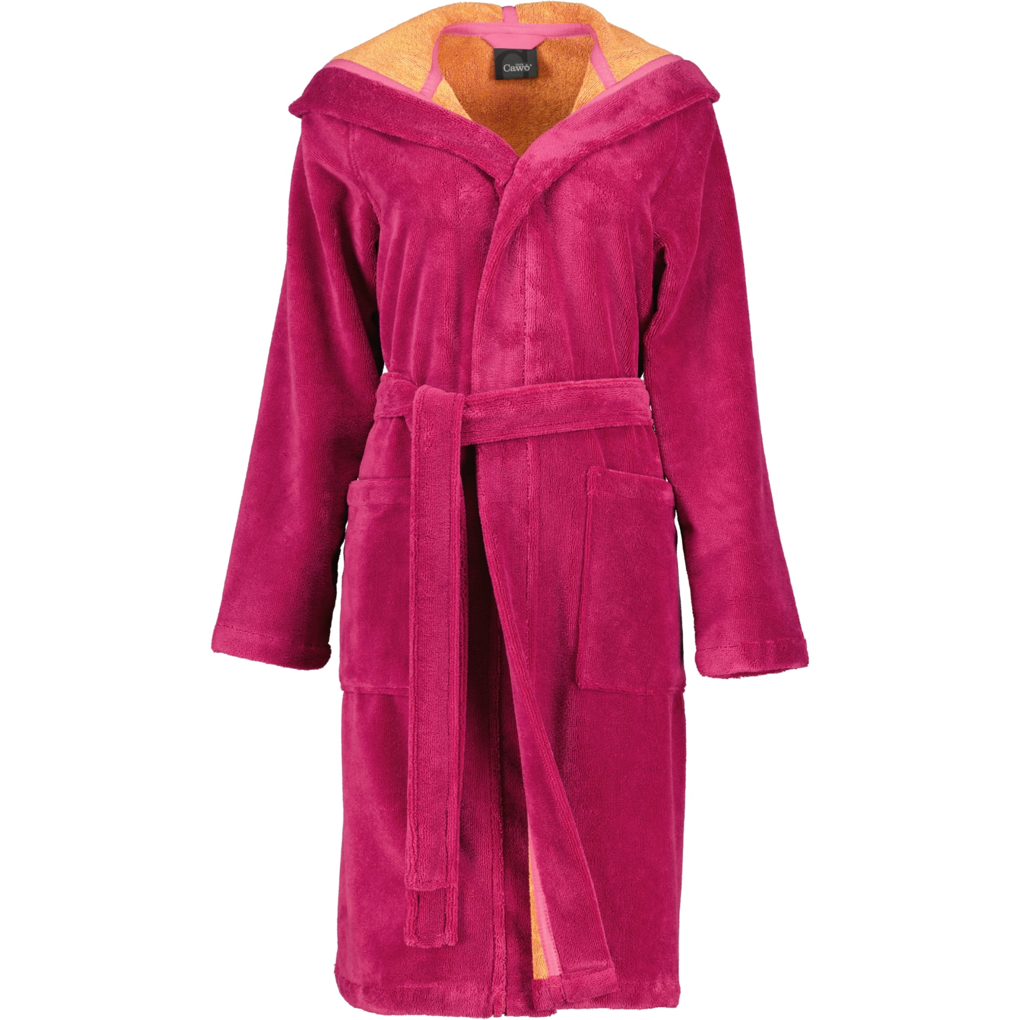 Cawö Home Bademäntel Damen Kapuze Kapuze 845 pink-orange - 23