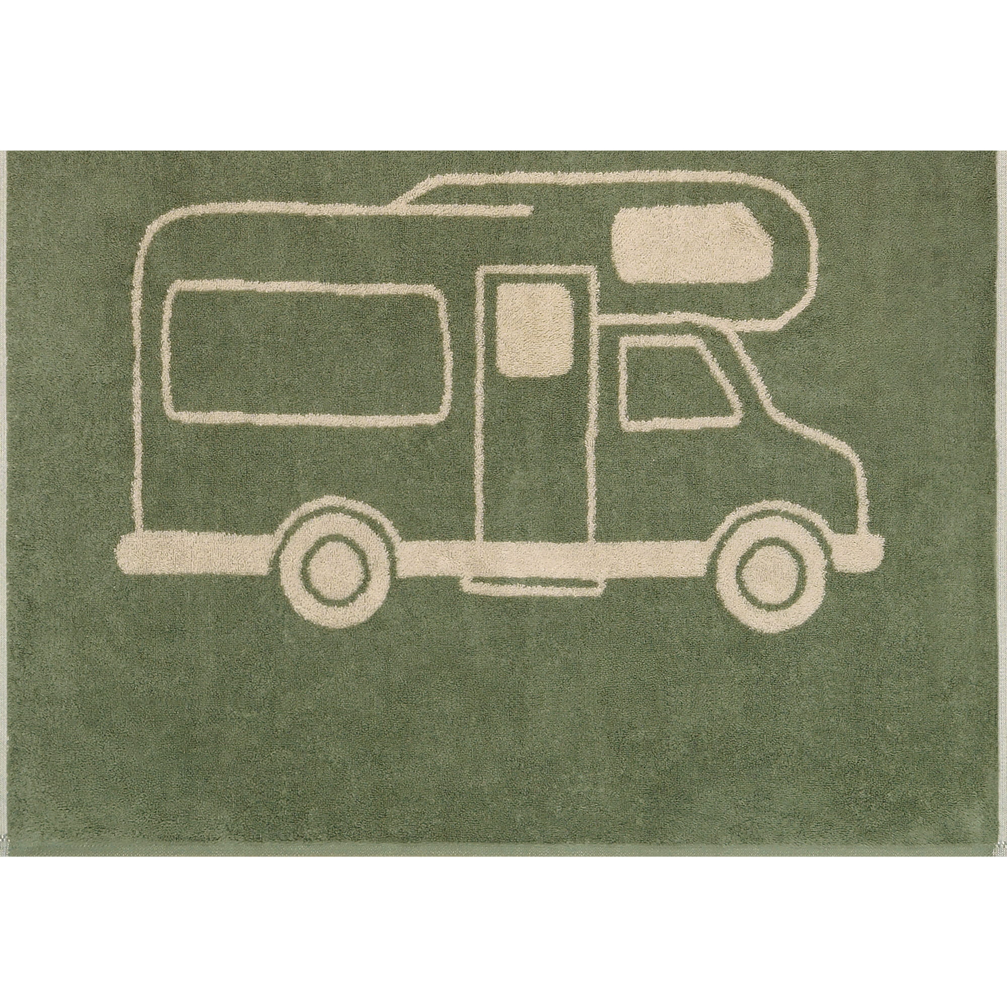 Cawö Saunatücher Postcard Towels TRAVEL Camper 6286 field - 43 - Saunatuch 70x180 cm