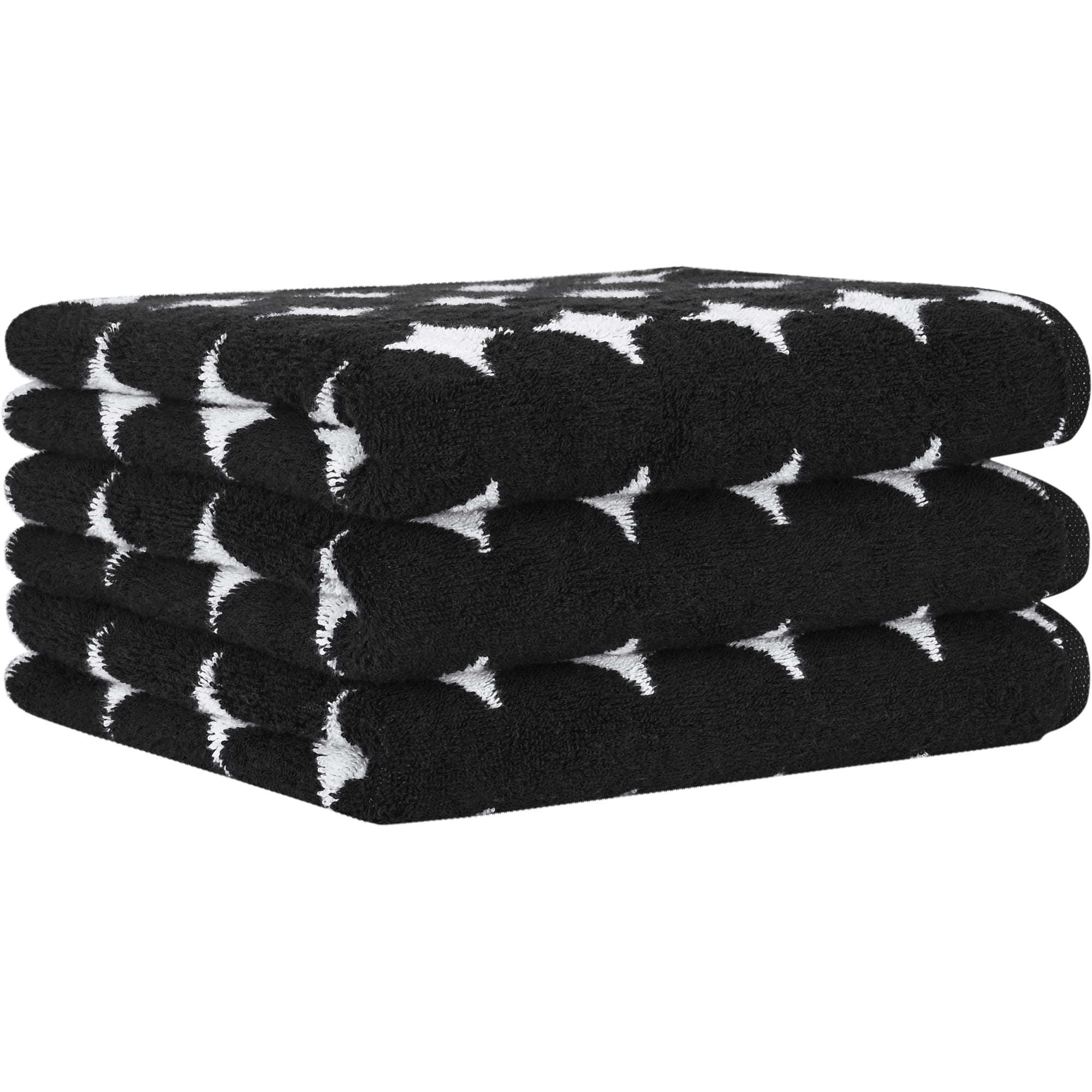 Cawö Handtücher Black&White Bubbles 6279 schwarz/weiß - 96