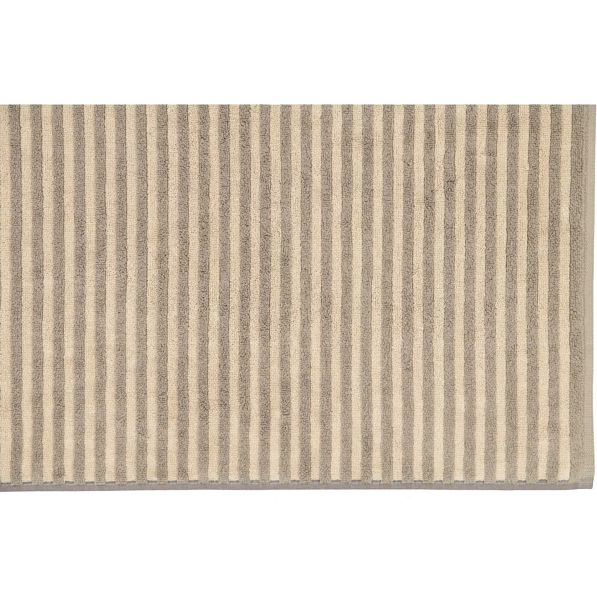 Cawö Badematten Two-Tone Stripes 480 graphit - 70 - 50x80 cm