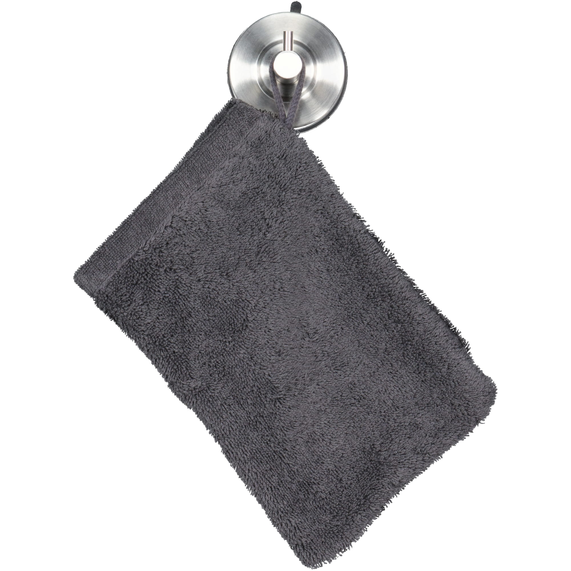 Cawö Handtücher Lifestyle Uni 7007 basalt - 740 - Waschhandschuh 16x22 cm