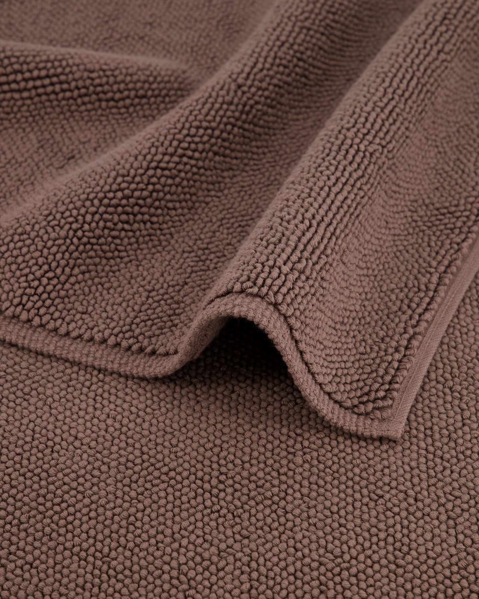 Cawö Home - Badteppich Loop 1007 - Farbe: pepper - 397 - 60x60 cm