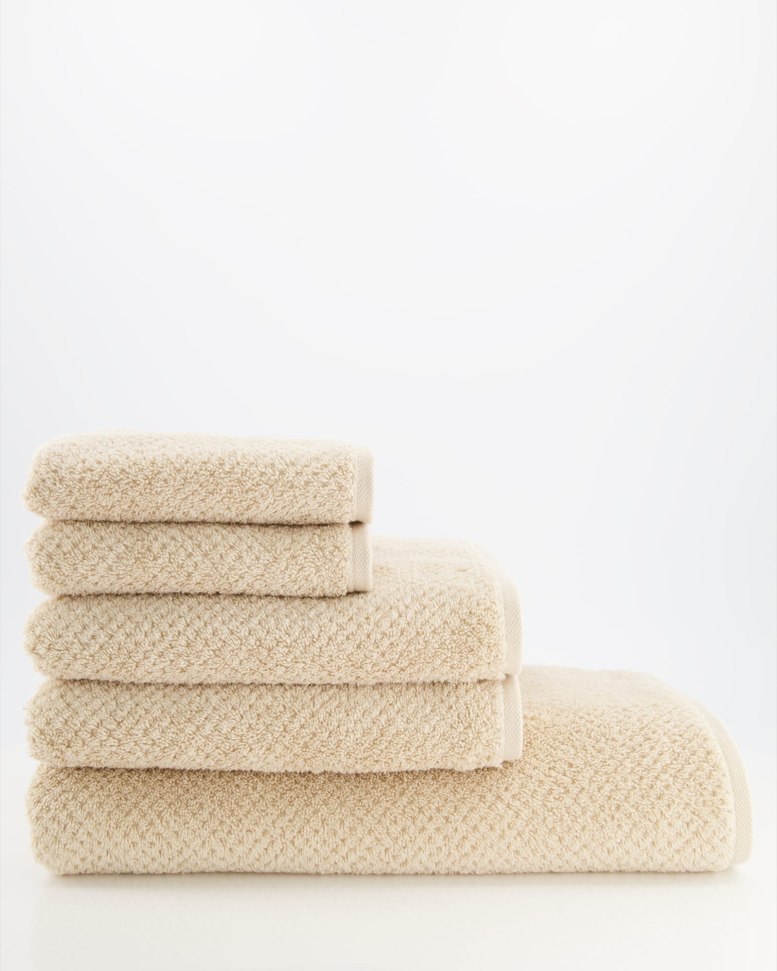 Cawö Handtücher Pure 6500 - Farbe: beige - 370 - Handtuch 50x100 cm
