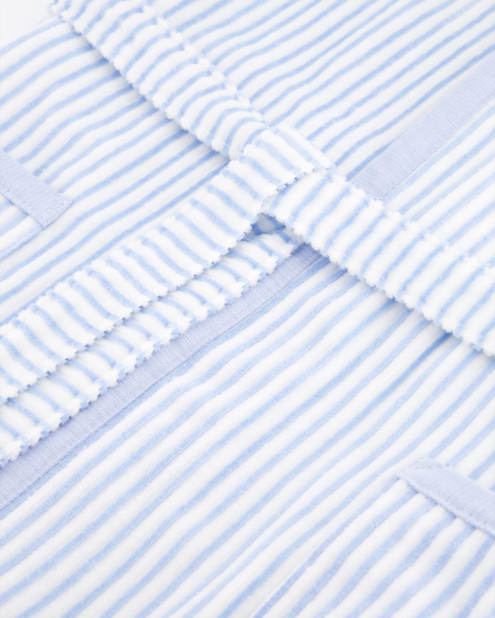 Cawö - Damen Bademantel Schalkragen 3423 - Farbe: mittelblau - 11 - M