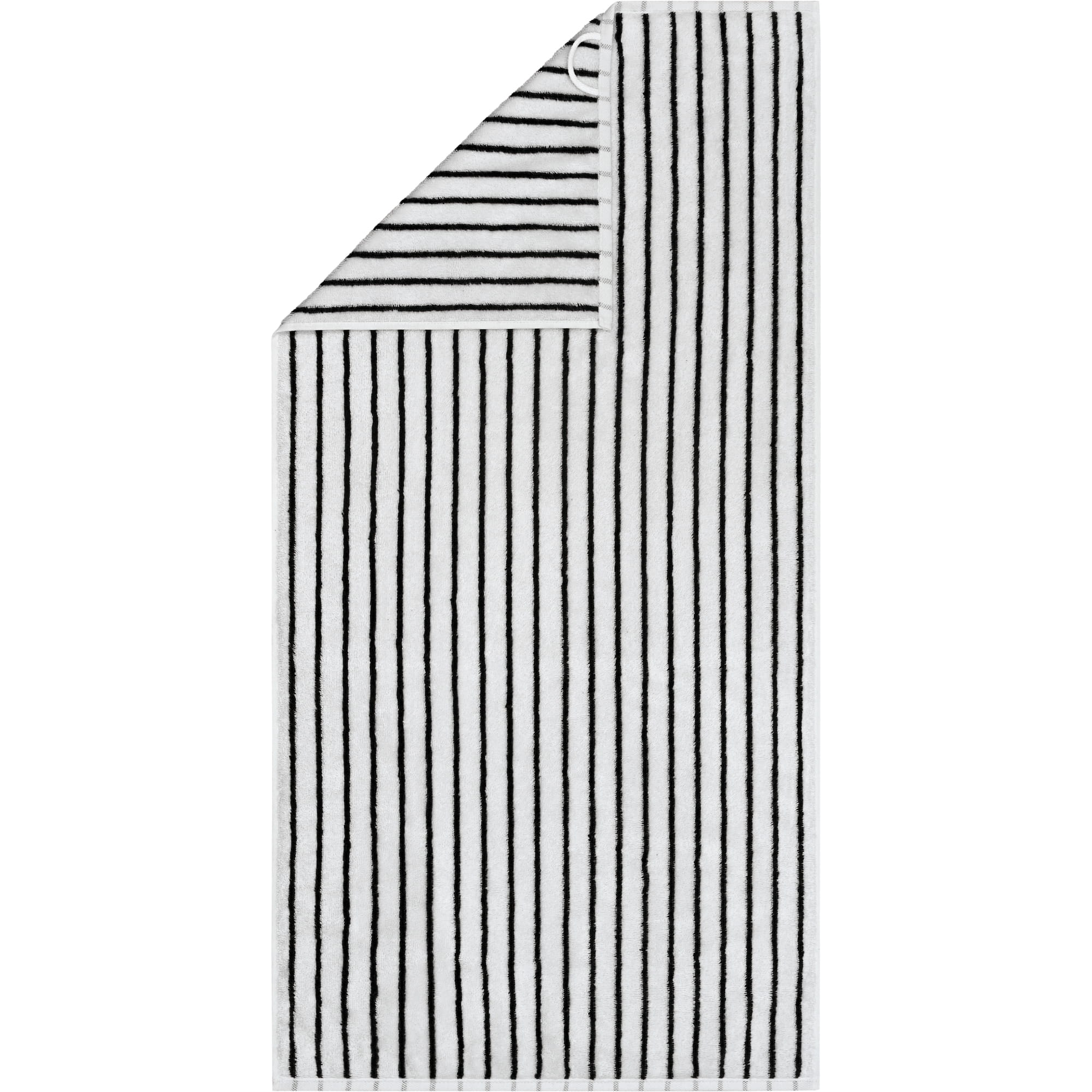 Cawö Handtücher Black&White Streifen 6278 schwarz/weiß - 96