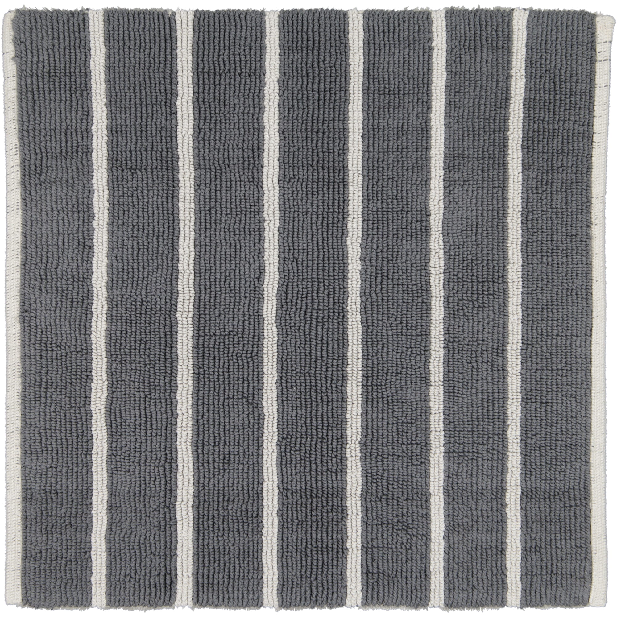 Cawö Home Badteppiche Balance Streifen 1008 platin - 77 - 60x60 cm
