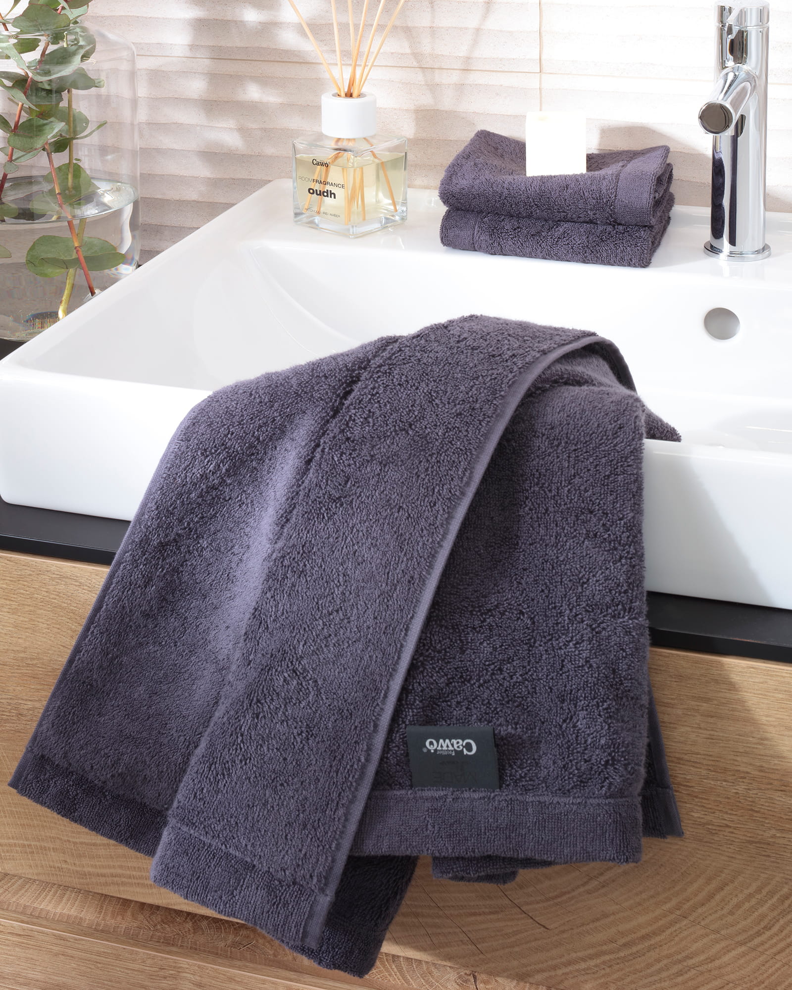 Cawö Handtücher Lifestyle Uni 7007 midnight - 878 - Handtuch 50x100 cm