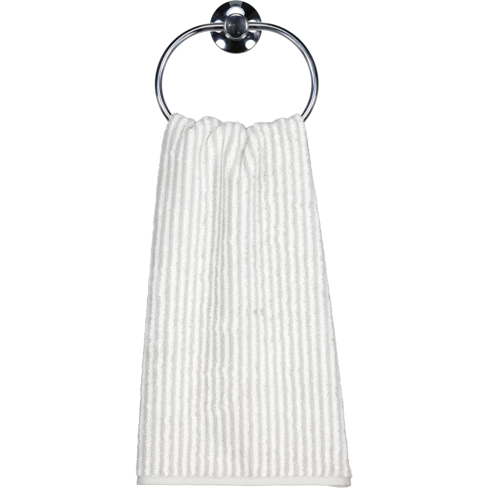 Cawö Handtücher Two-Tone Stripes 480 platin - 76 - Handtuch 50x100 cm