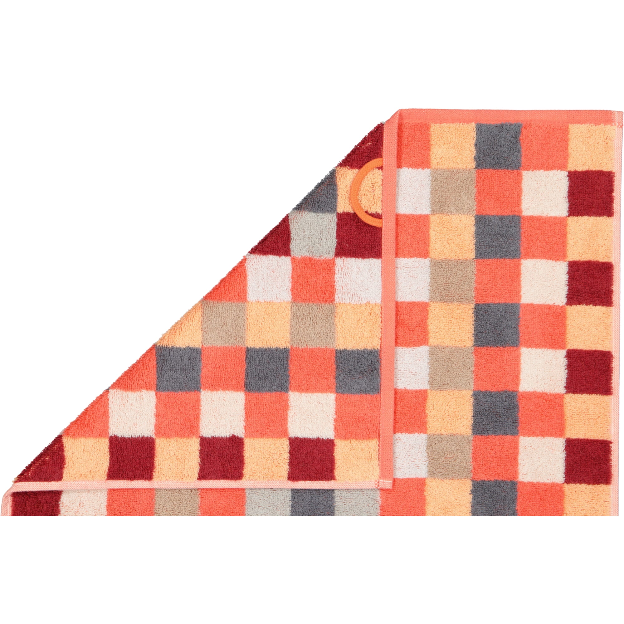 Cawö - Unique Karo 942 - Farbe: koralle - 22