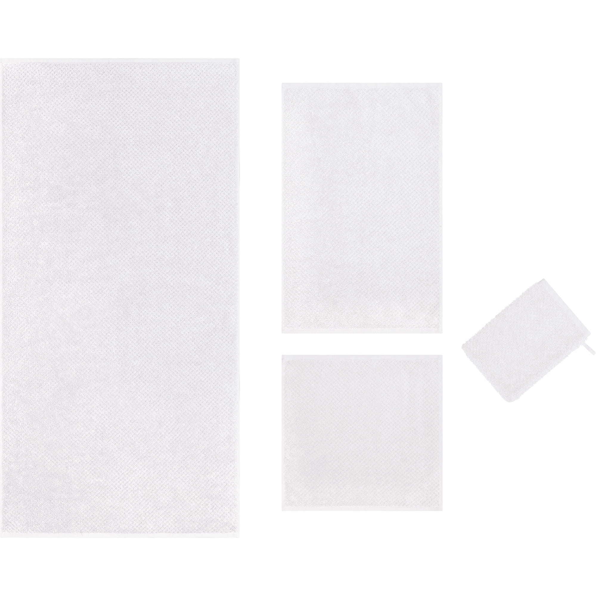 Cawö Handtücher Pure 6500 mineral - 748 - Waschhandschuh 16x22 cm