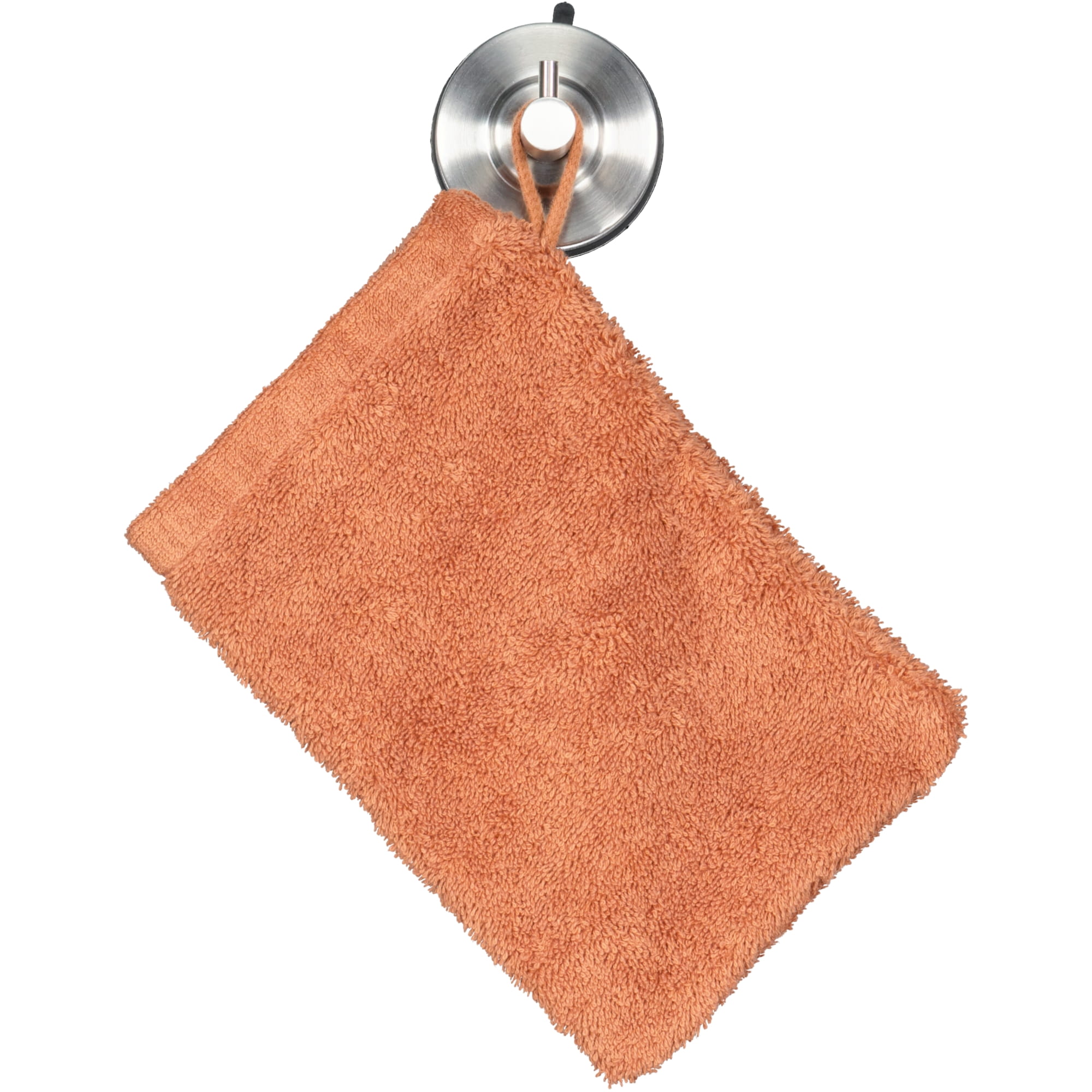 Cawö Handtücher Lifestyle Uni 7007 kupfer - 384 - Waschhandschuh 16x22 cm