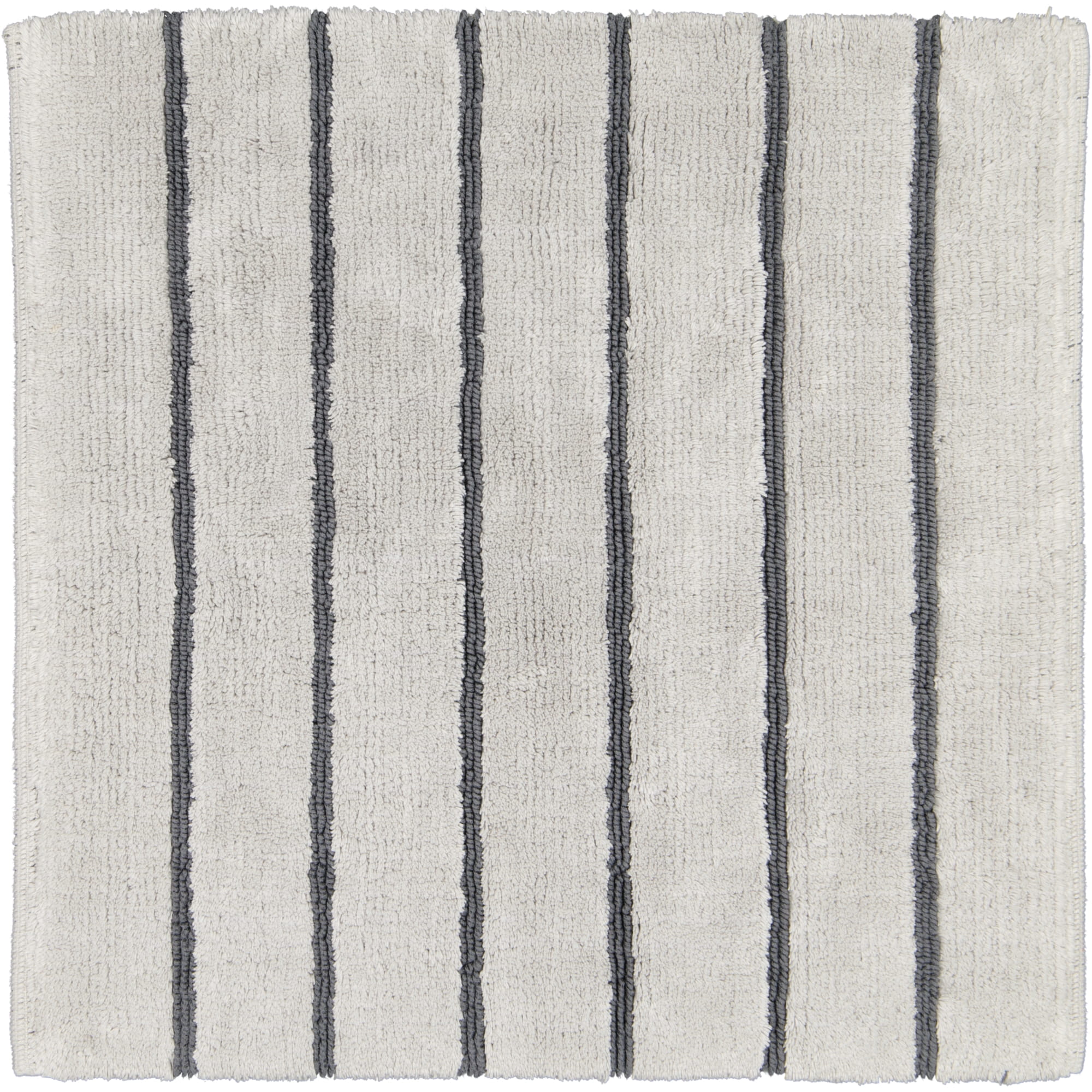 Cawö Home Badteppiche Balance Streifen 1008 platin - 77 - 60x60 cm