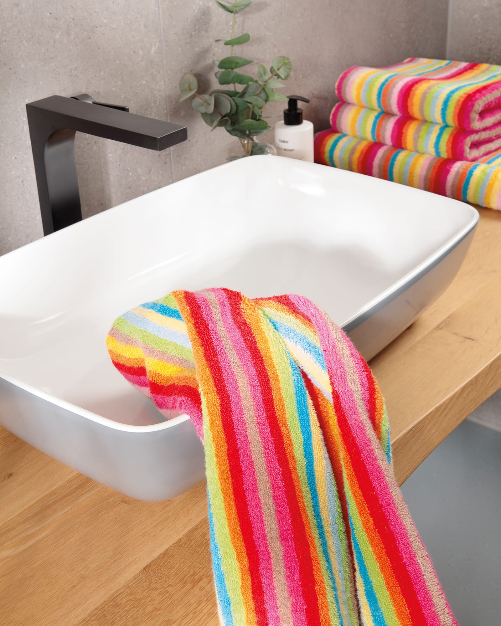 Cawö Hamamtücher Lifestyle Streifen 5506 multicolor - 25 - 90x180 cm
