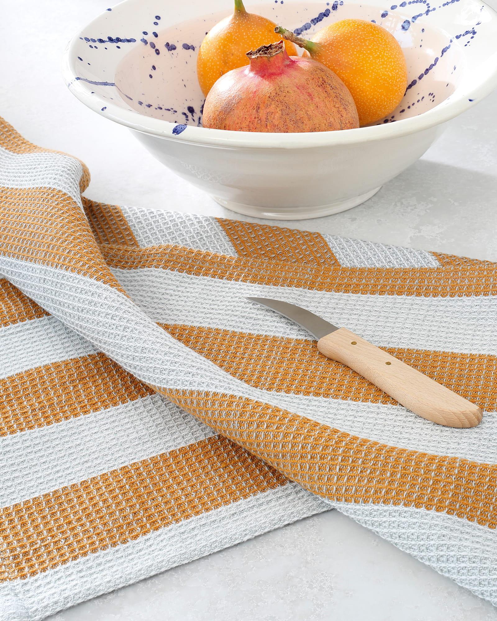 Cawö Küchenhandtücher Cuisine Piqué 536 zimt/platin - 57 - 50x70 cm