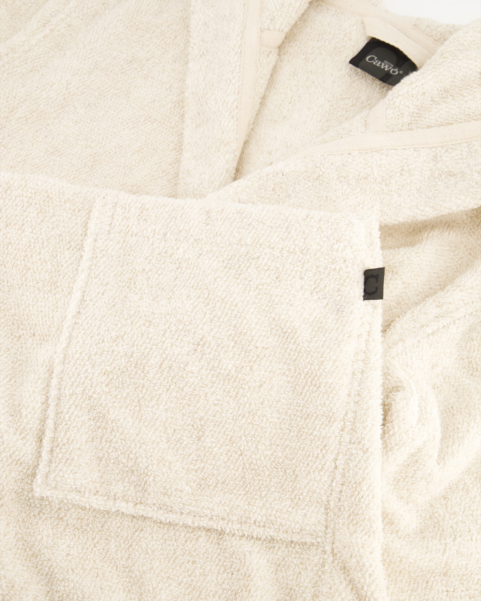 Cawö Bademäntel Damen Kapuze SAUNA Cotton & Hemp 846 natur - 33