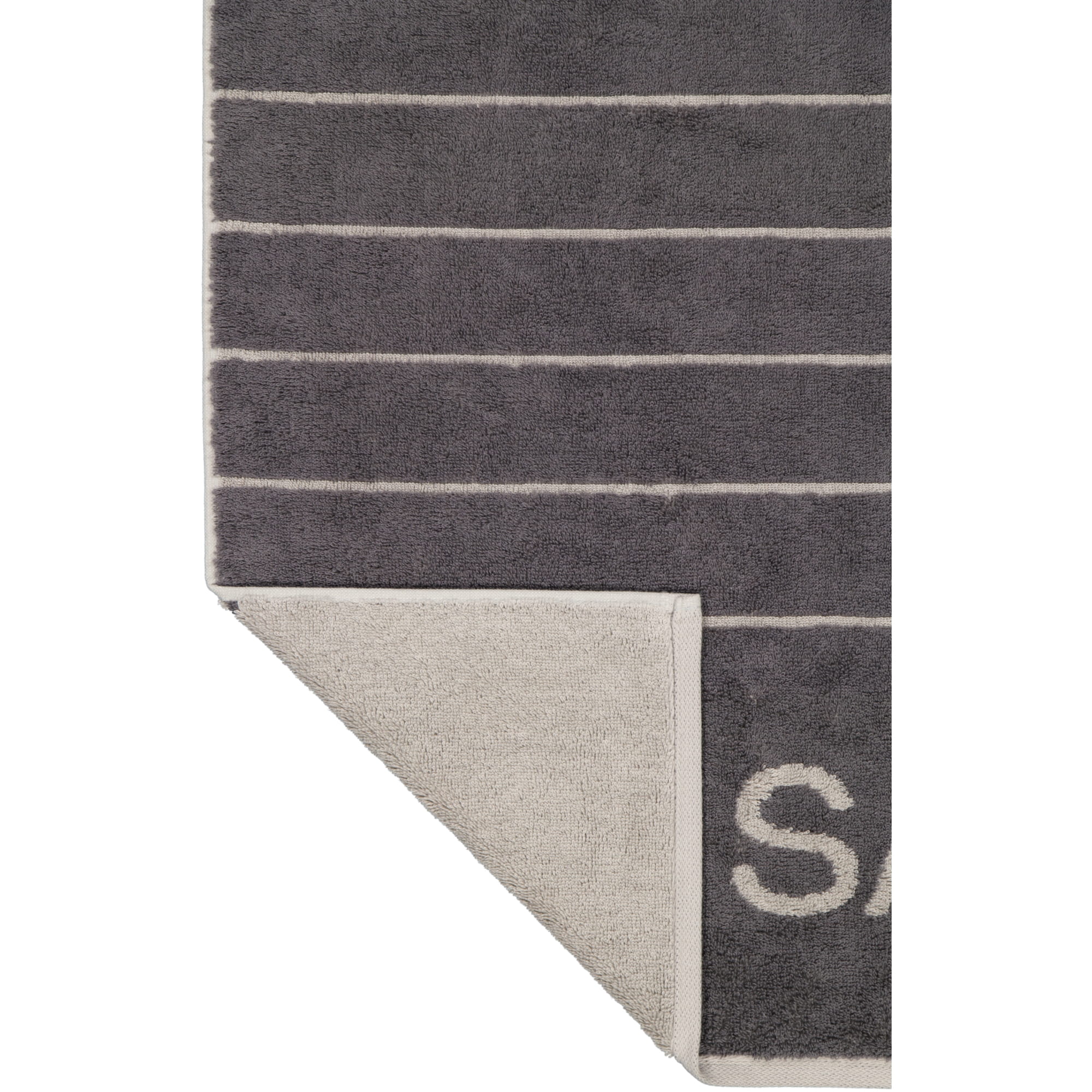 Cawö Saunatücher Balance Doubleface 6237 anthrazit - 73 - 80x200 cm