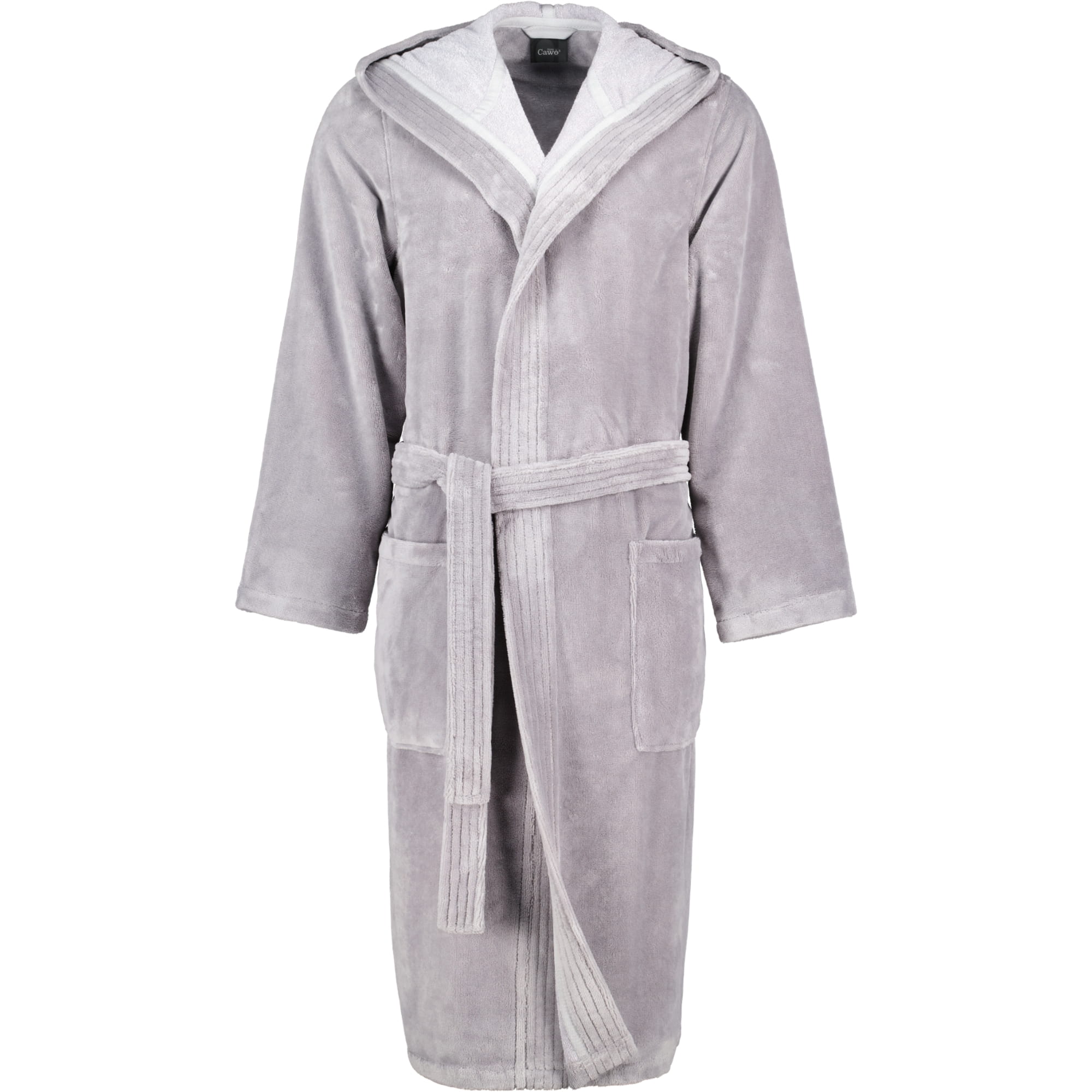 Cawö Home Herren Bademantel Kapuze 801 - Farbe: graphit - 73