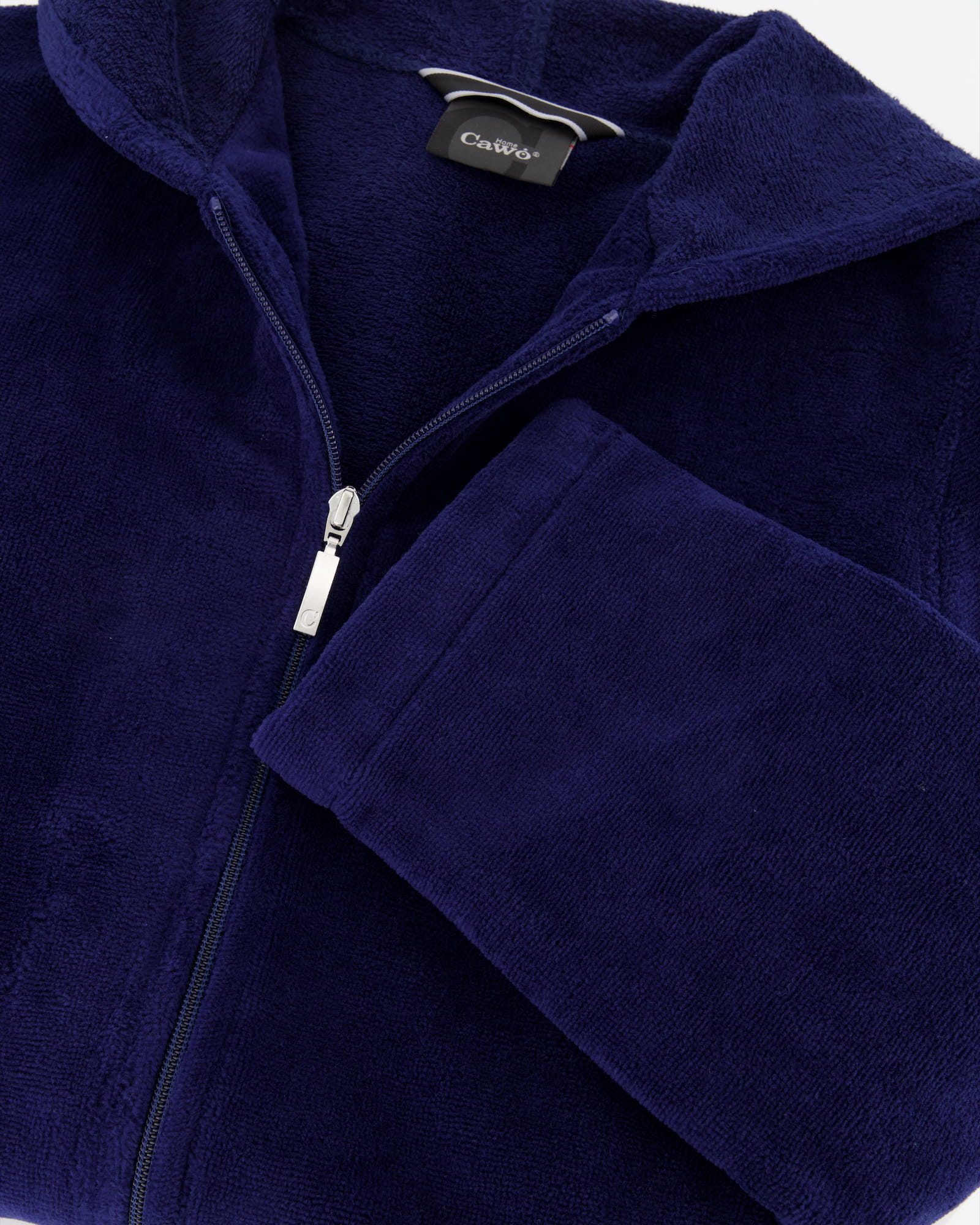 Cawö Home Damen Bademantel Kapuze RV 837 - Farbe: marine - 11