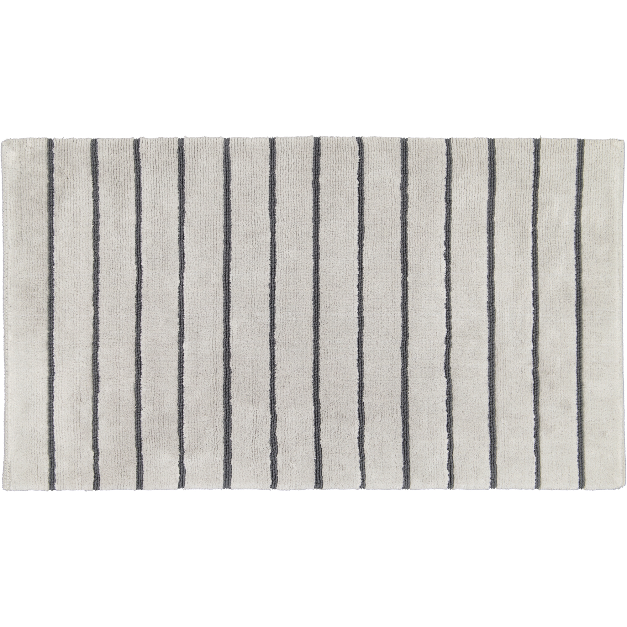 Cawö Home Badteppiche Balance Streifen 1008 platin - 77 - 70x120 cm