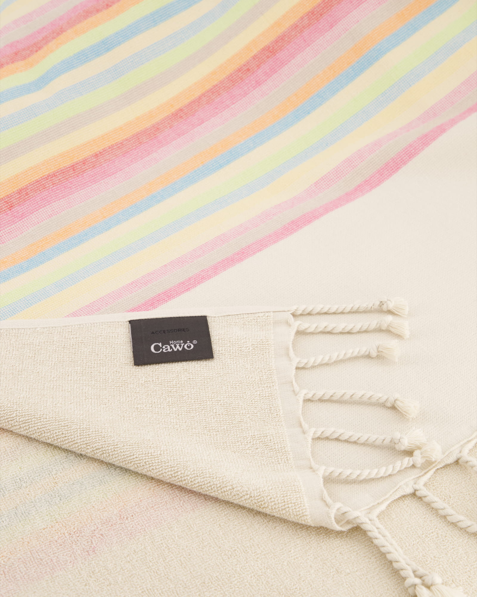 Cawö Hamamtücher Lifestyle Streifen 5506 multicolor - 25 - 90x180 cm