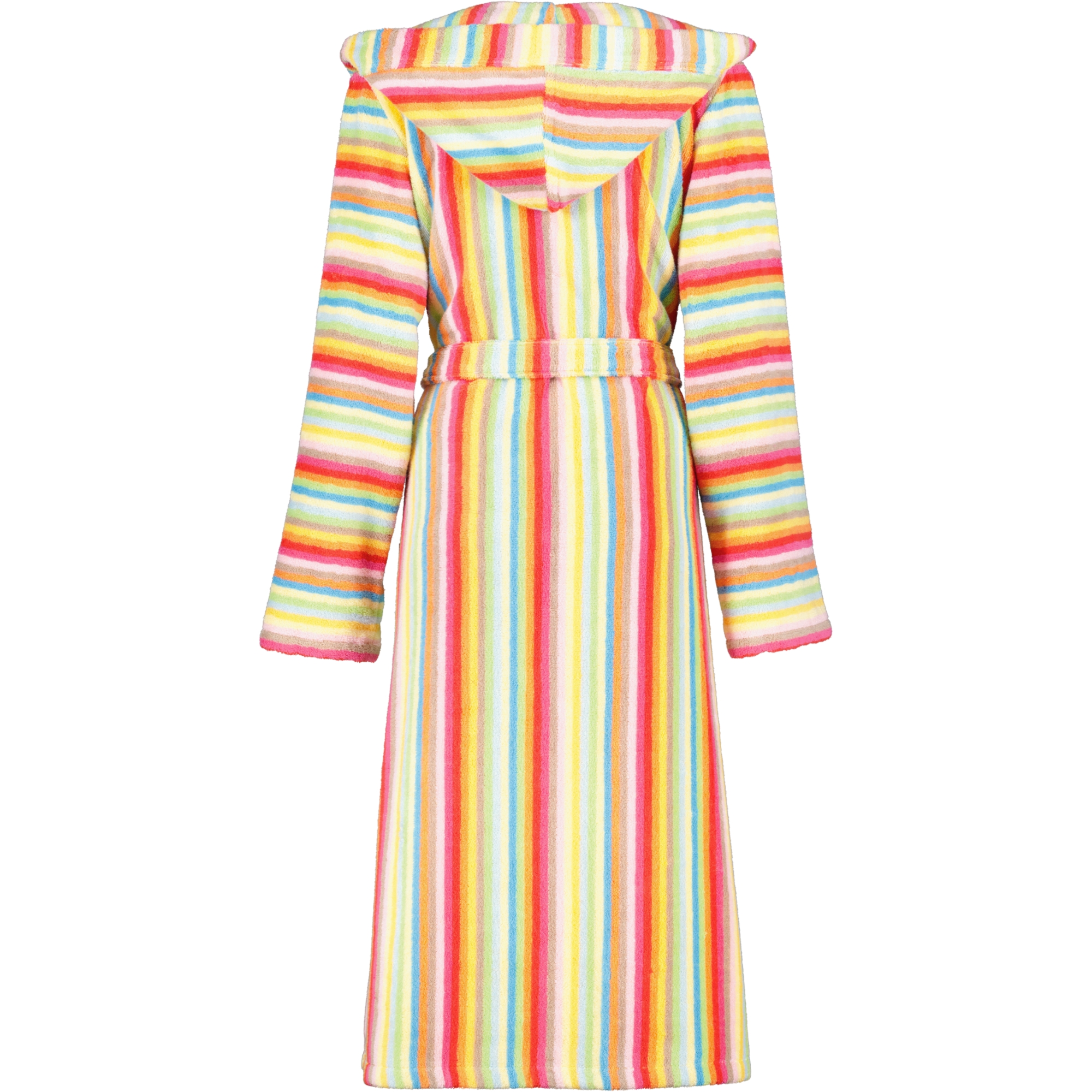 Cawö - Damen Bademantel Life Style - Kapuze 7081 - Farbe: multicolor - 25 - S
