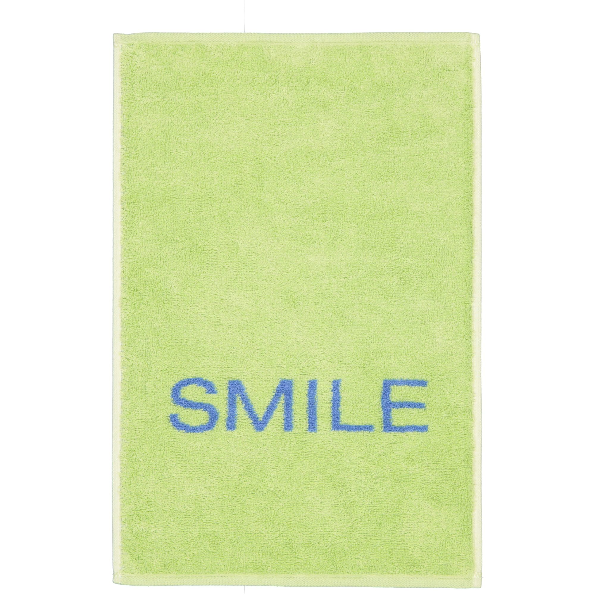 Cawö Gästetücher Postcard Towels Edition 100 SMILE - 02 - Gästetuch 30x50 cm