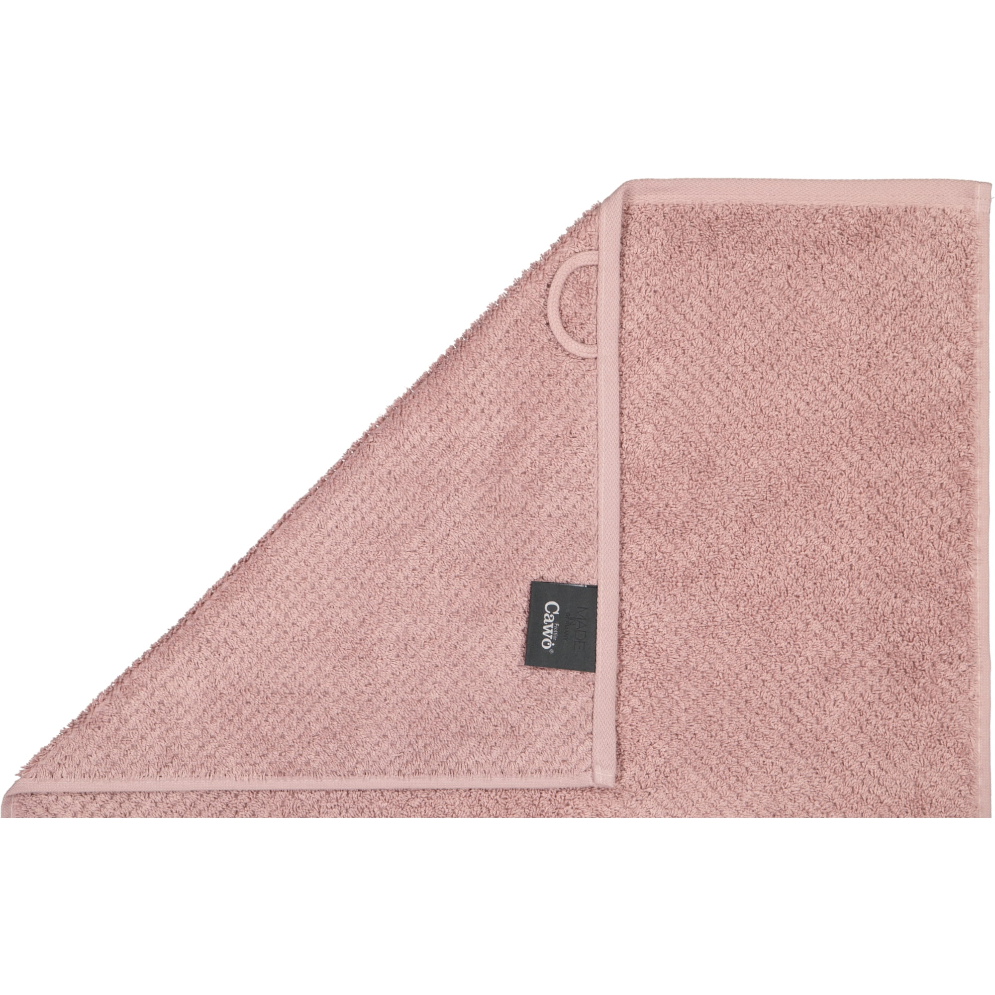 Cawö Handtücher Pure Uni 6500 vintage rose - 231 - Handtuch 50x100 cm