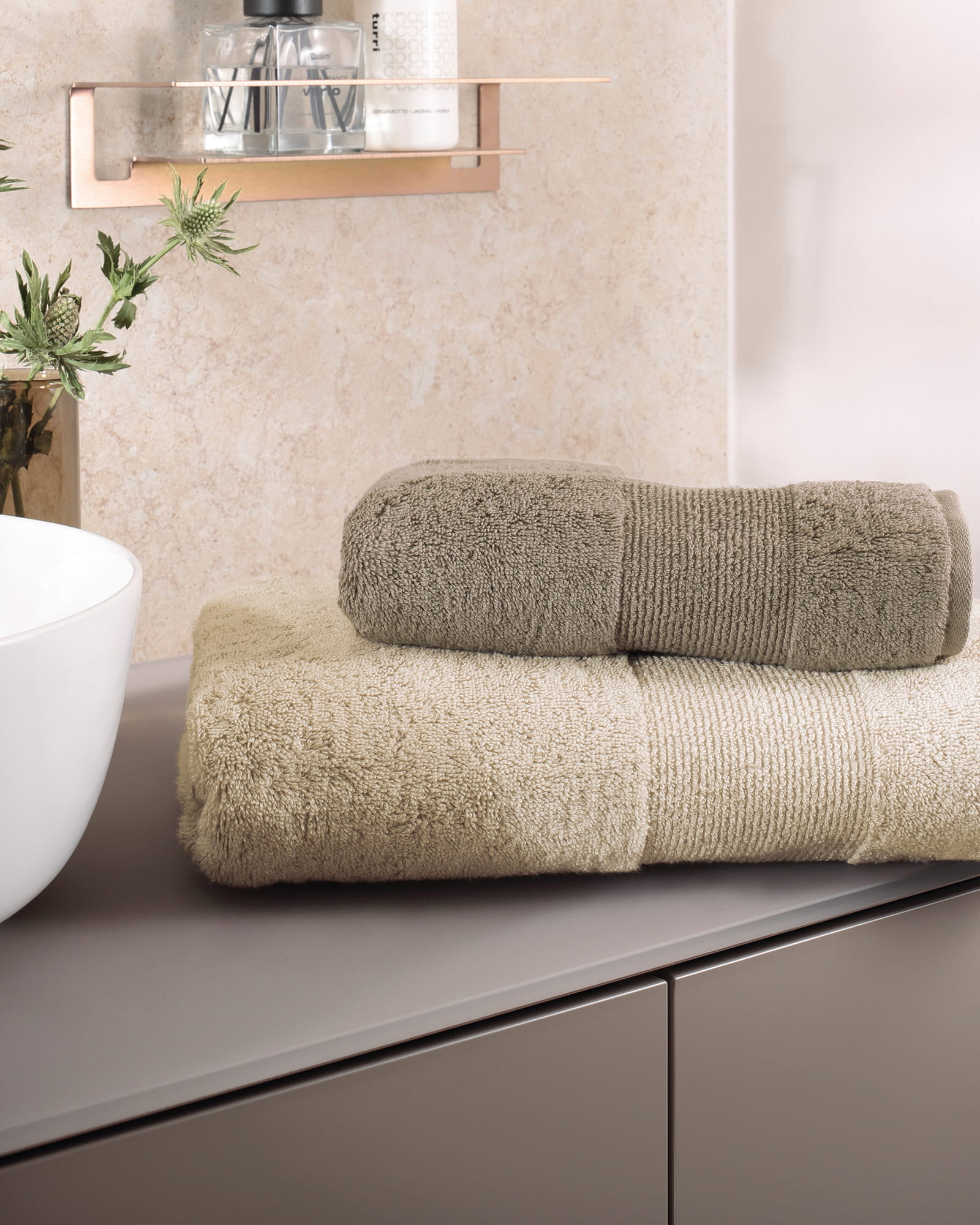 Cawö Handtücher THE LUXURY 5000 graphit - 779