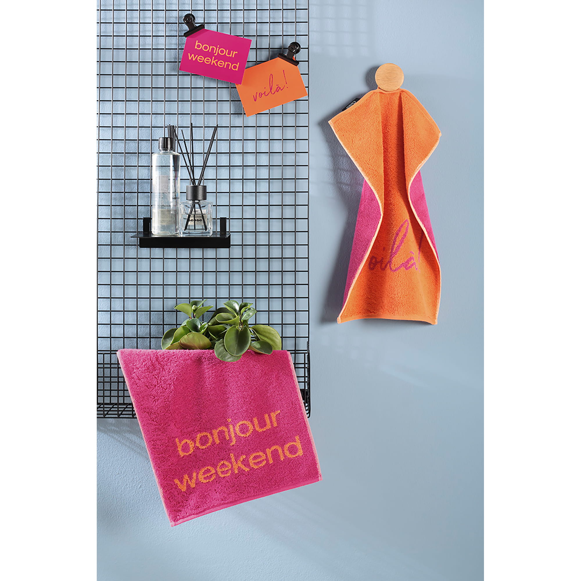 Cawö Gästetücher Postcard Towels Edition 100 voilà! - 06 - Gästetuch 30x50 cm