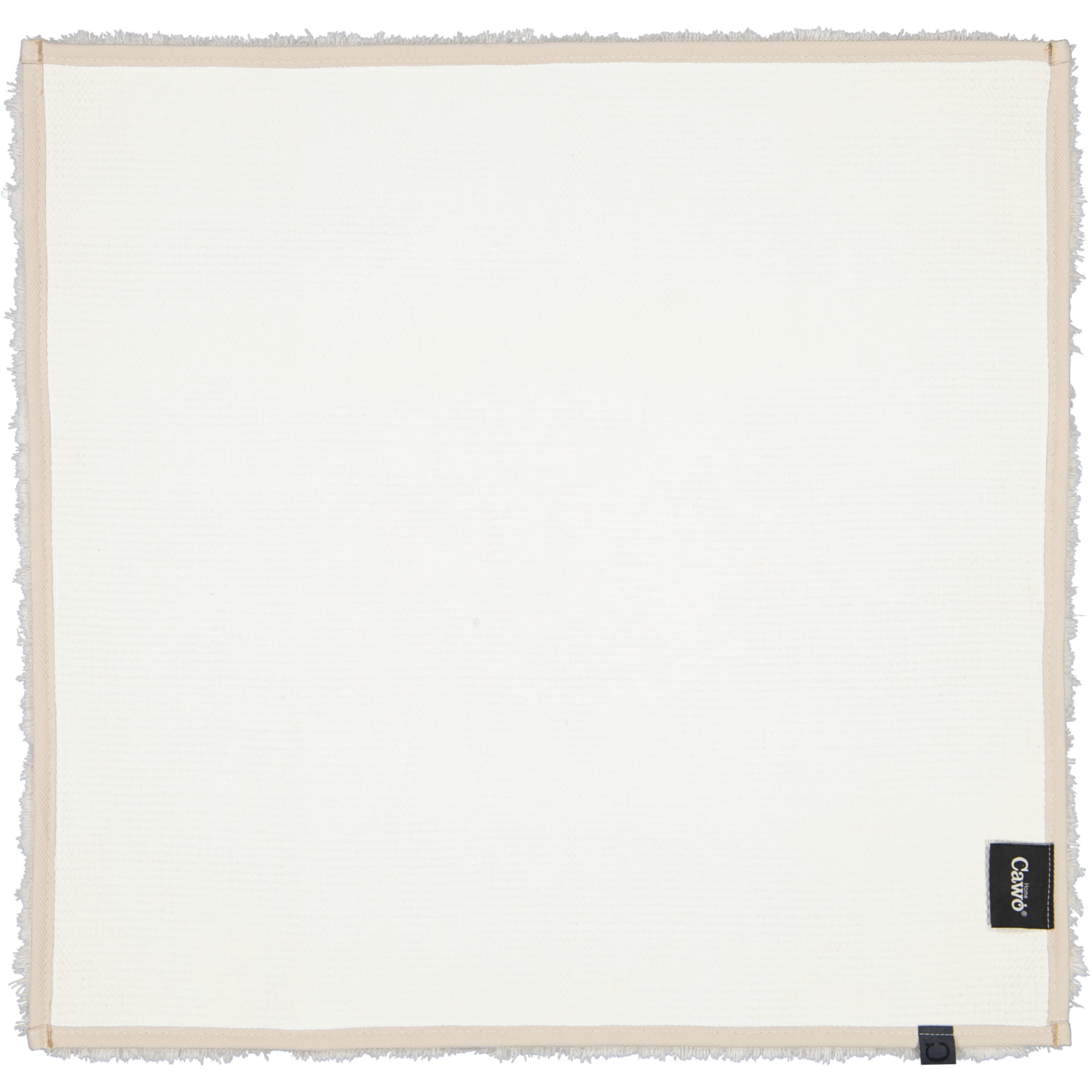 Cawö Home Badteppiche Solid 1009 natur - 356 - 60x60 cm