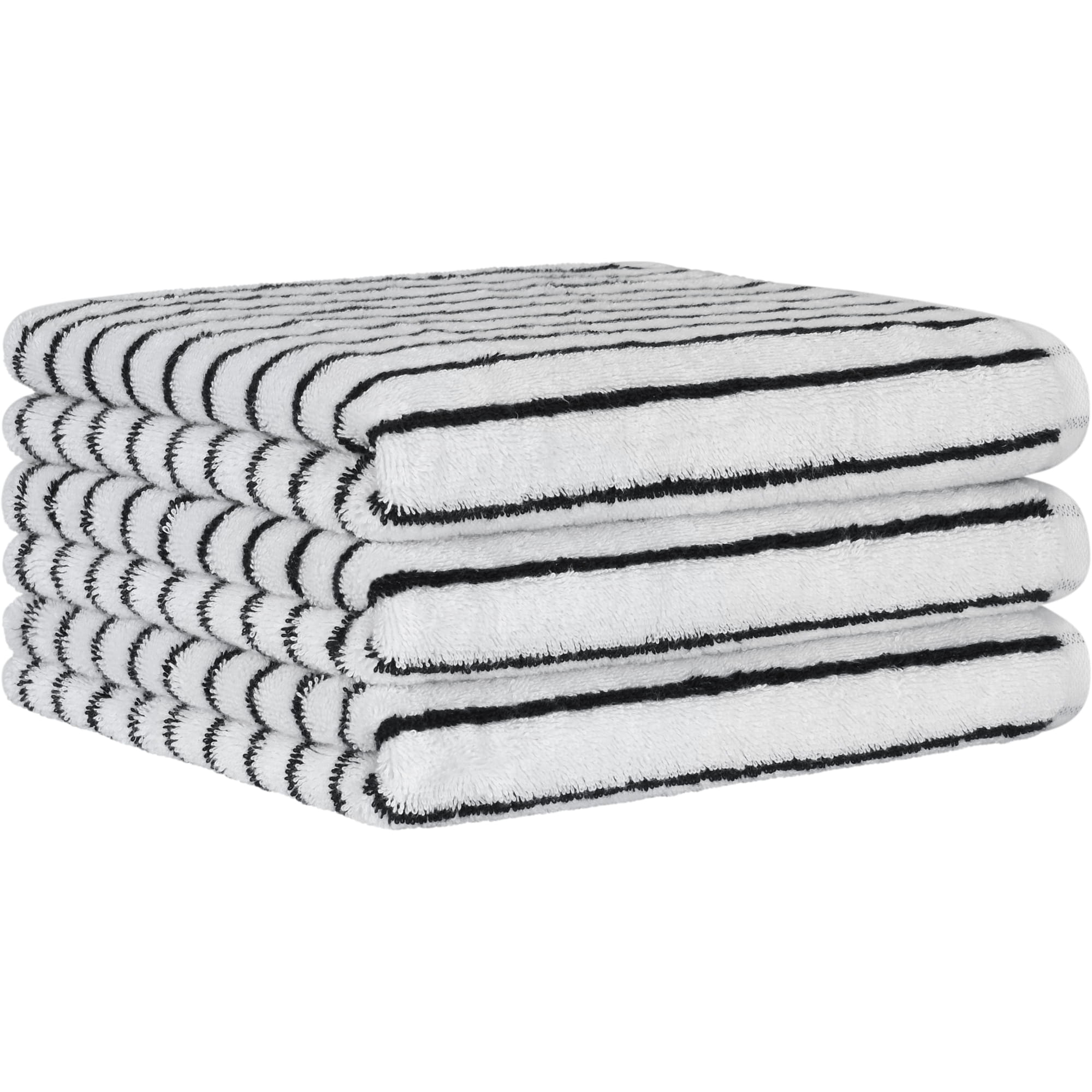 Cawö Handtücher Black&White Streifen 6278 schwarz/weiß - 96