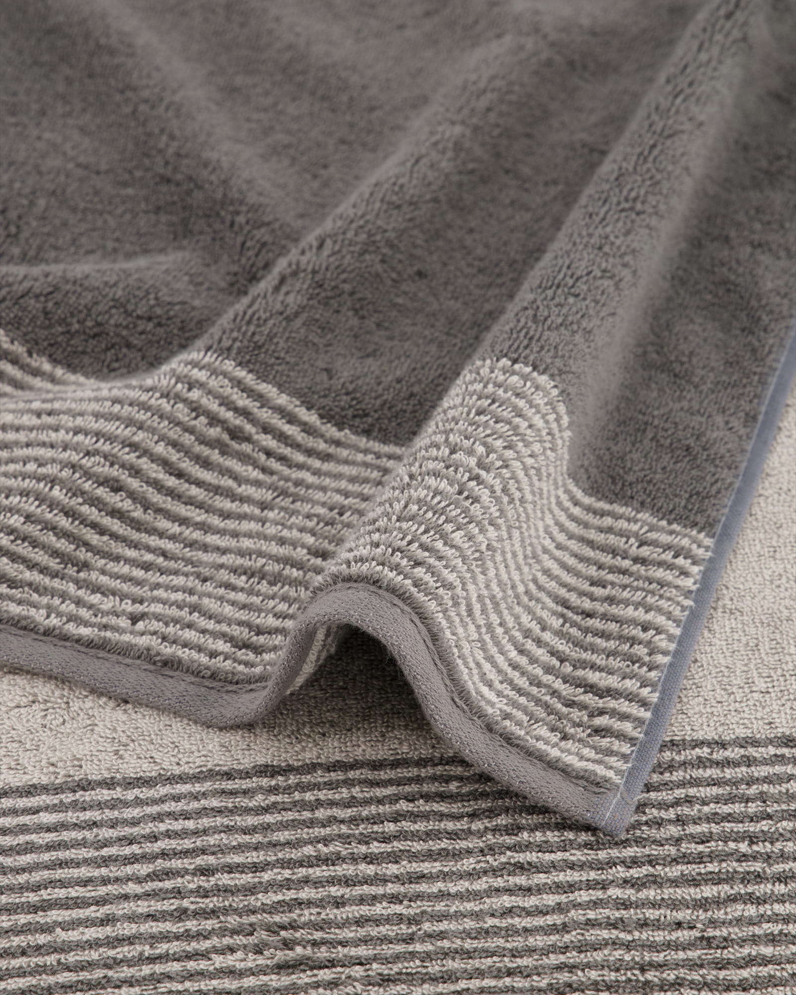 Cawö Handtücher Luxury Home Two-Tone 590 schiefer - 77