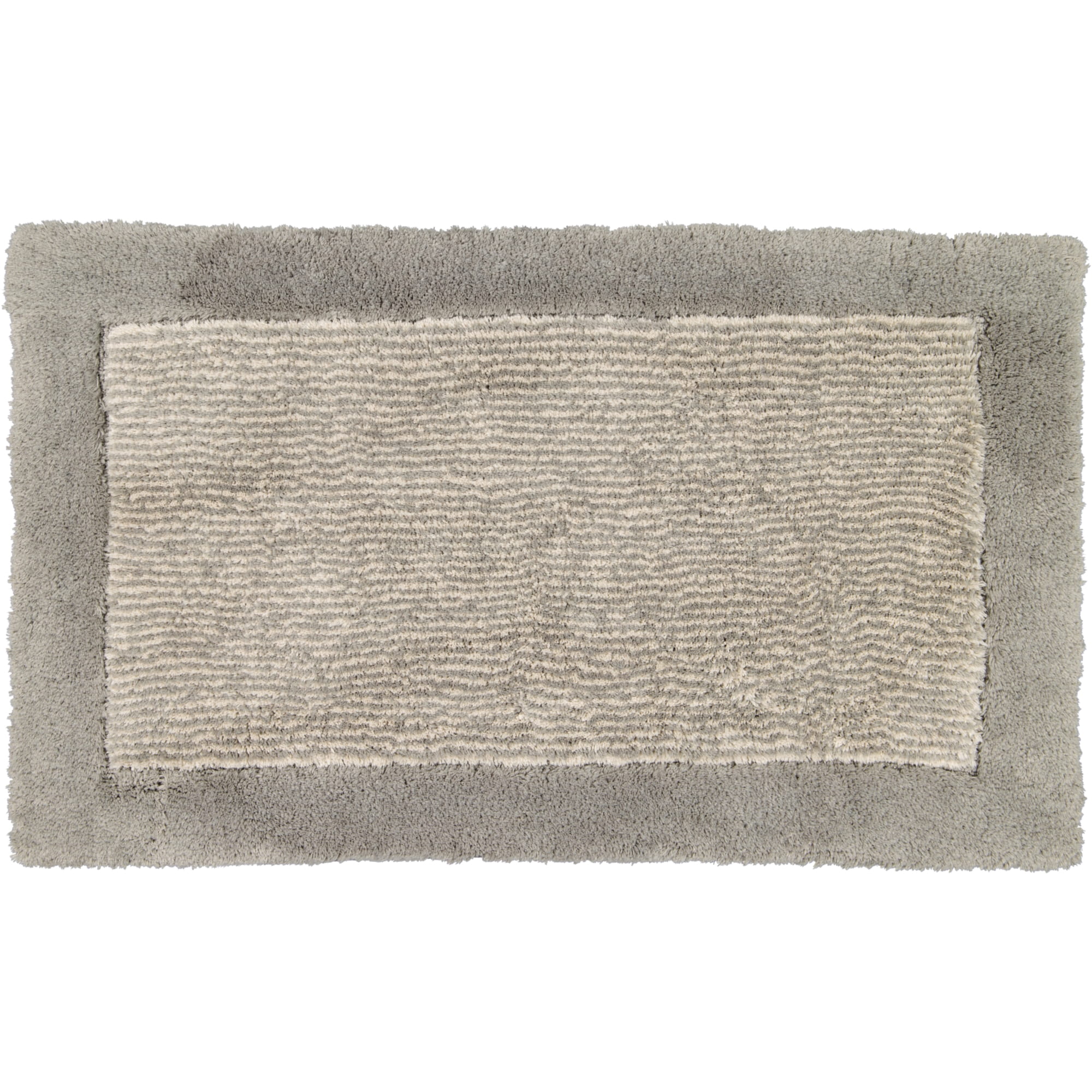 Cawö Home - Badteppich Luxury Home Two-Tone 590 - Farbe: graphit - 70 - 60x100 cm