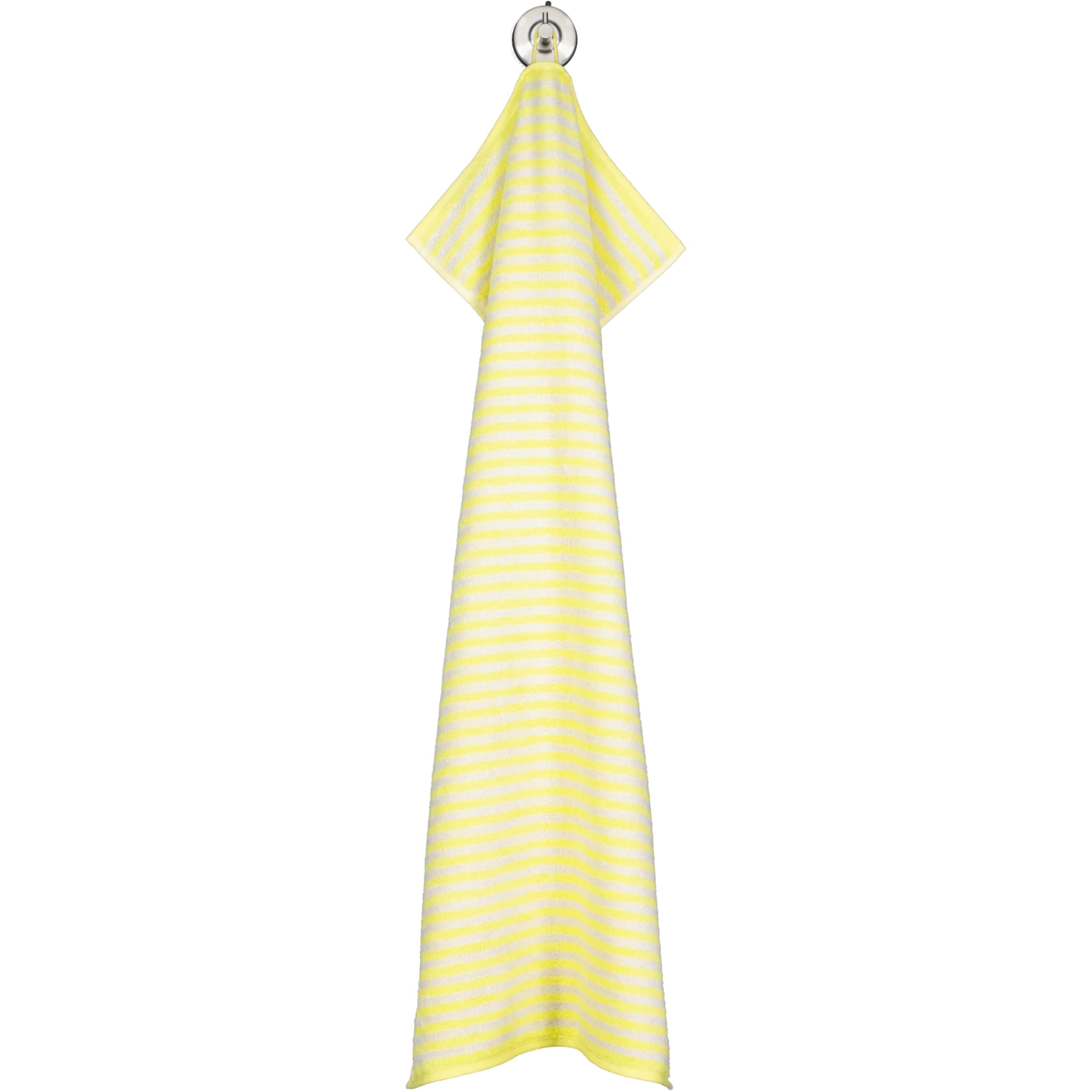 Cawö - Campus Ringel 955 - Farbe: lemon - 57 - Handtuch 50x100 cm
