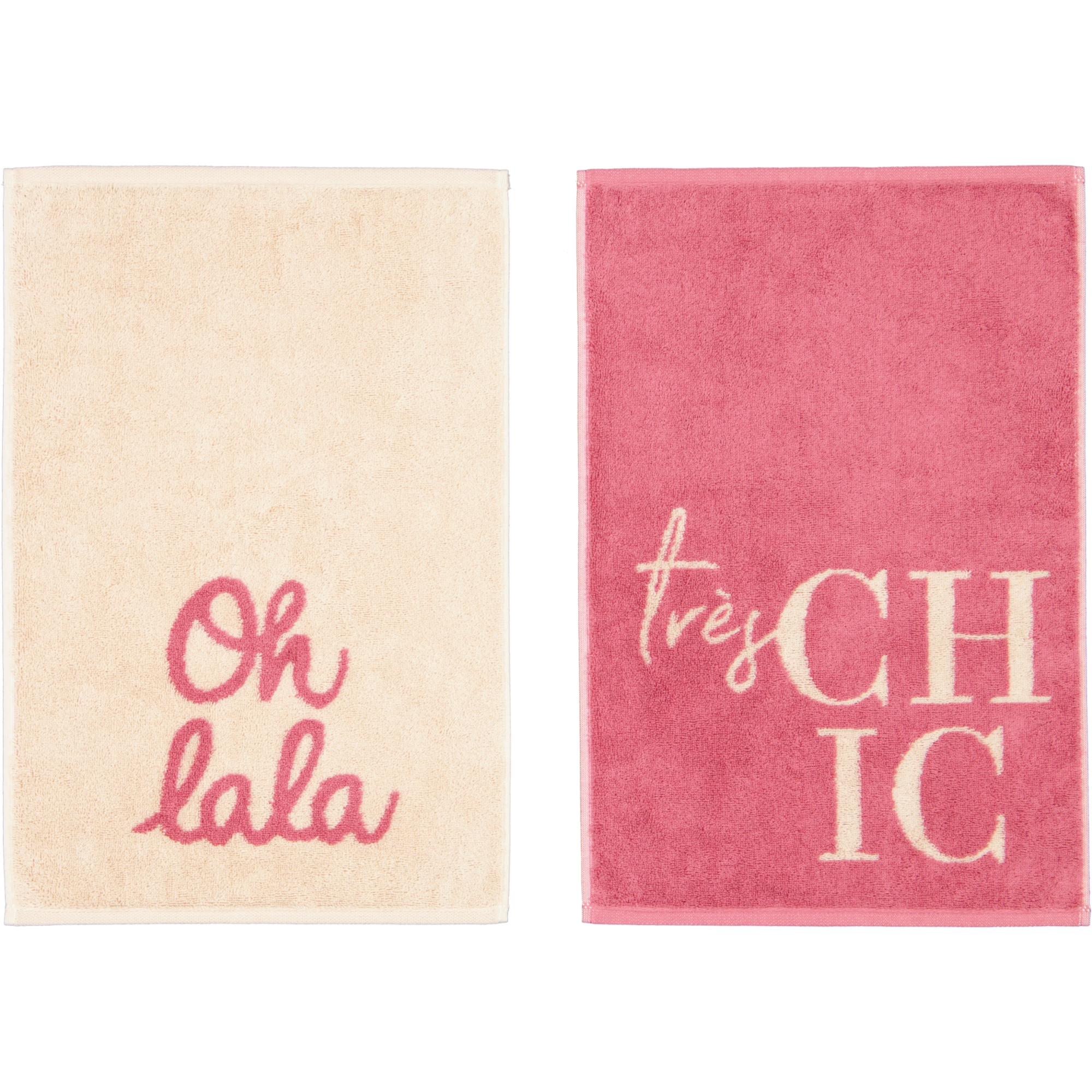 Cawö Gästetücher Postcard Towels Edition 100 Oh lala - 11 - Gästetuch 30x50 cm